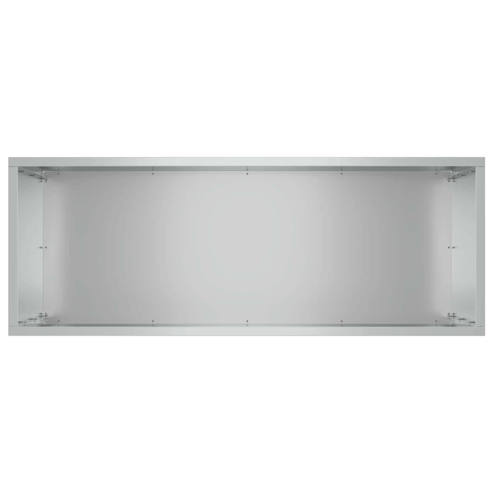 Kerti cserép ezüst 80 x 30 x 50 cm horganyzott acél
