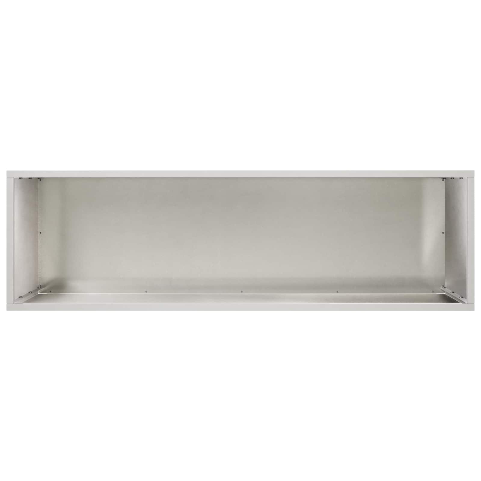 Kerti cserép 2 db ezüst 100 x 30 x 40 cm rozsdamentes acél