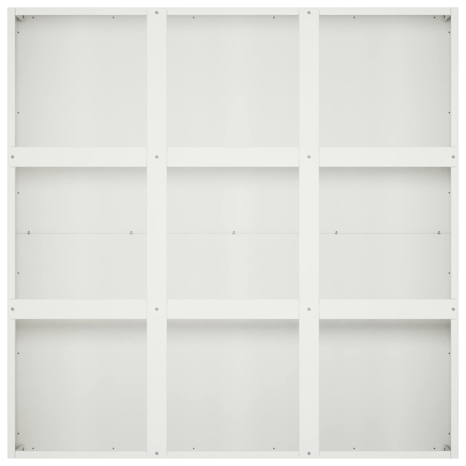 Kerti cserép fehér 100 x 100 x 20 cm hidegen hengerelt acél