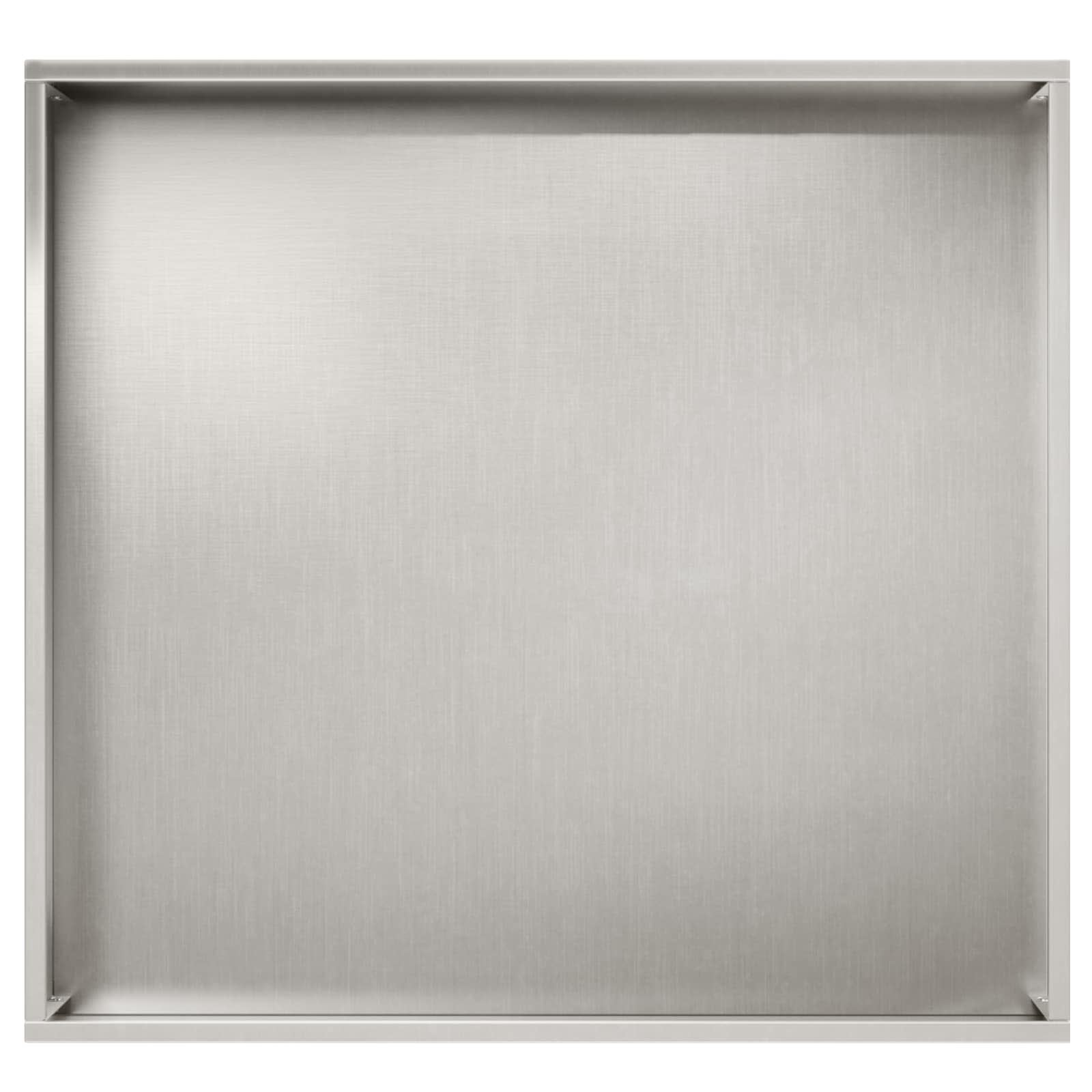 Kerti cserép ezüst 50 x 50 x 49 cm rozsdamentes acél