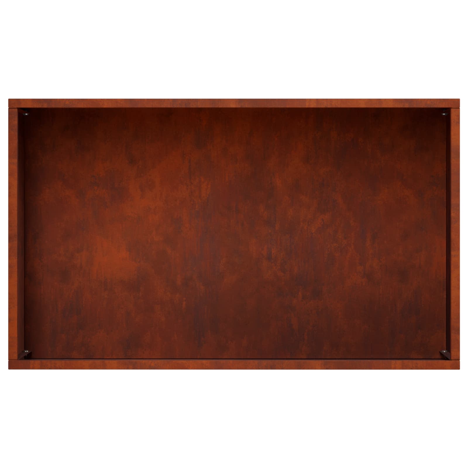 Kerti cserép rozsdás 50 x 30 x 49 cm időjárásálló acél