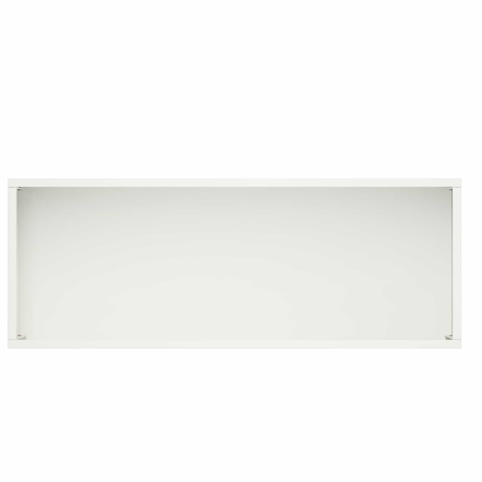 Kerti cserép 2 db fehér 80 x 20 x 49 cm hidegen hengerelt acél