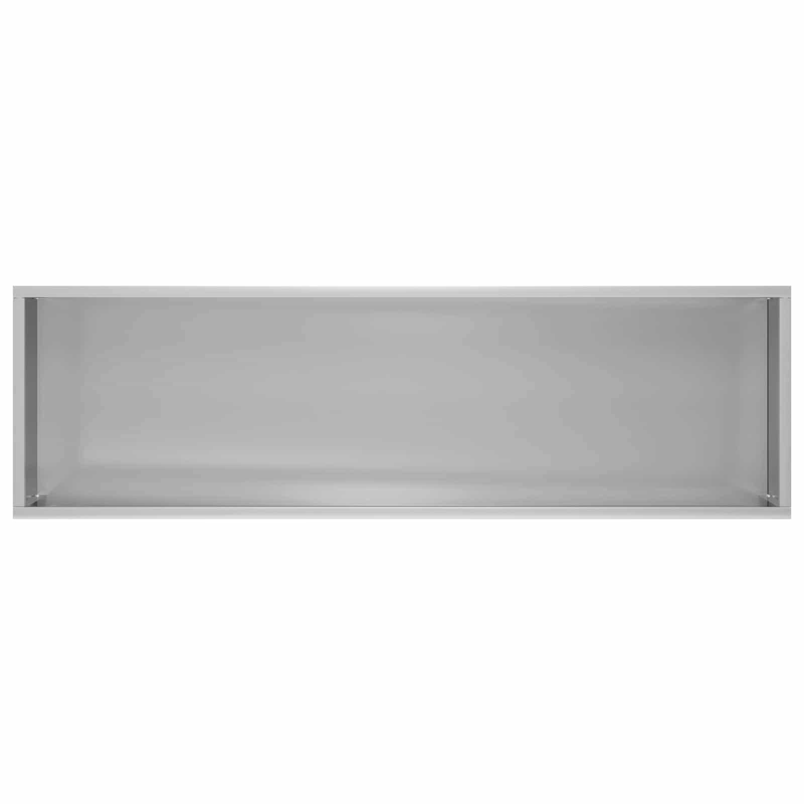 Kerti cserép 2 db ezüst 100 x 30 x 49 cm horganyzott acél