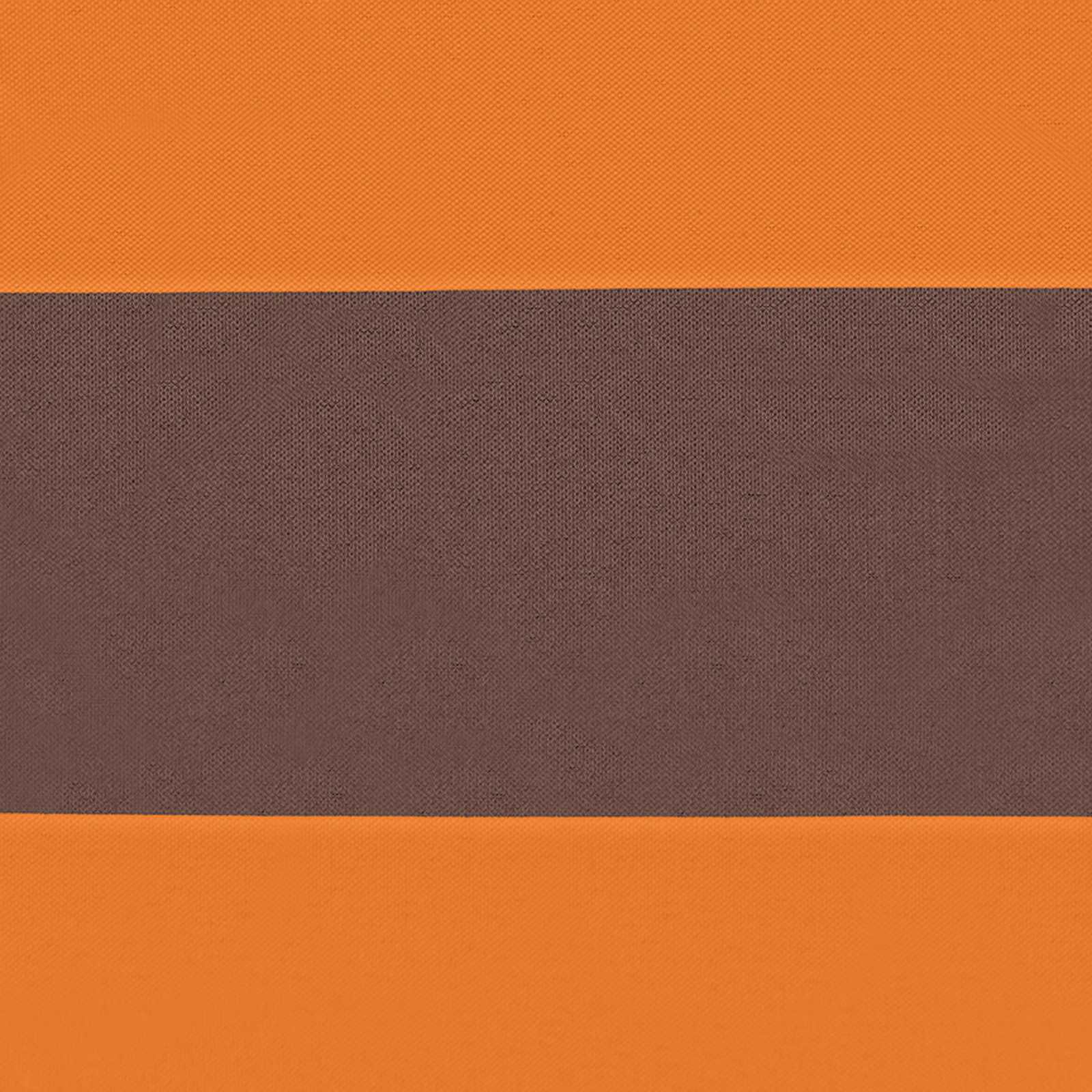 Erkély szúnyogháló narancs és barna 110 x 400 cm oxford szövet