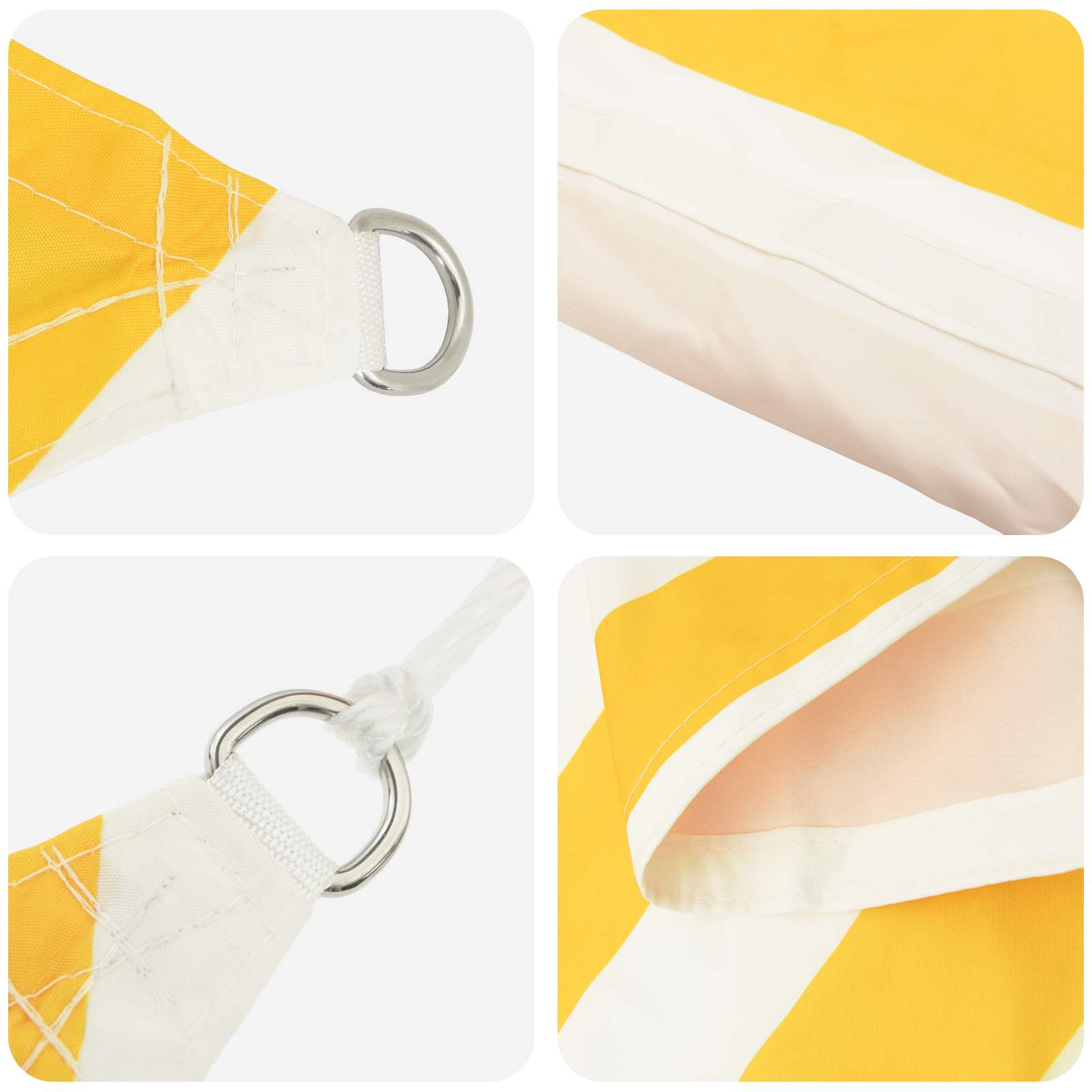 Kültéri napernyő vászon 4 x 5 x 5 m 100% poliészter oxford