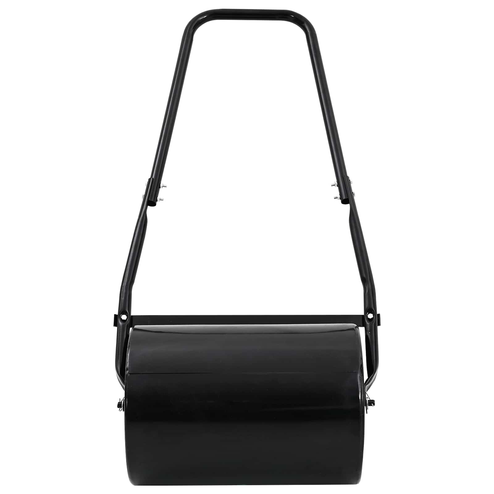 Kerti gyep hengert fekete 110 x 52 cm vas