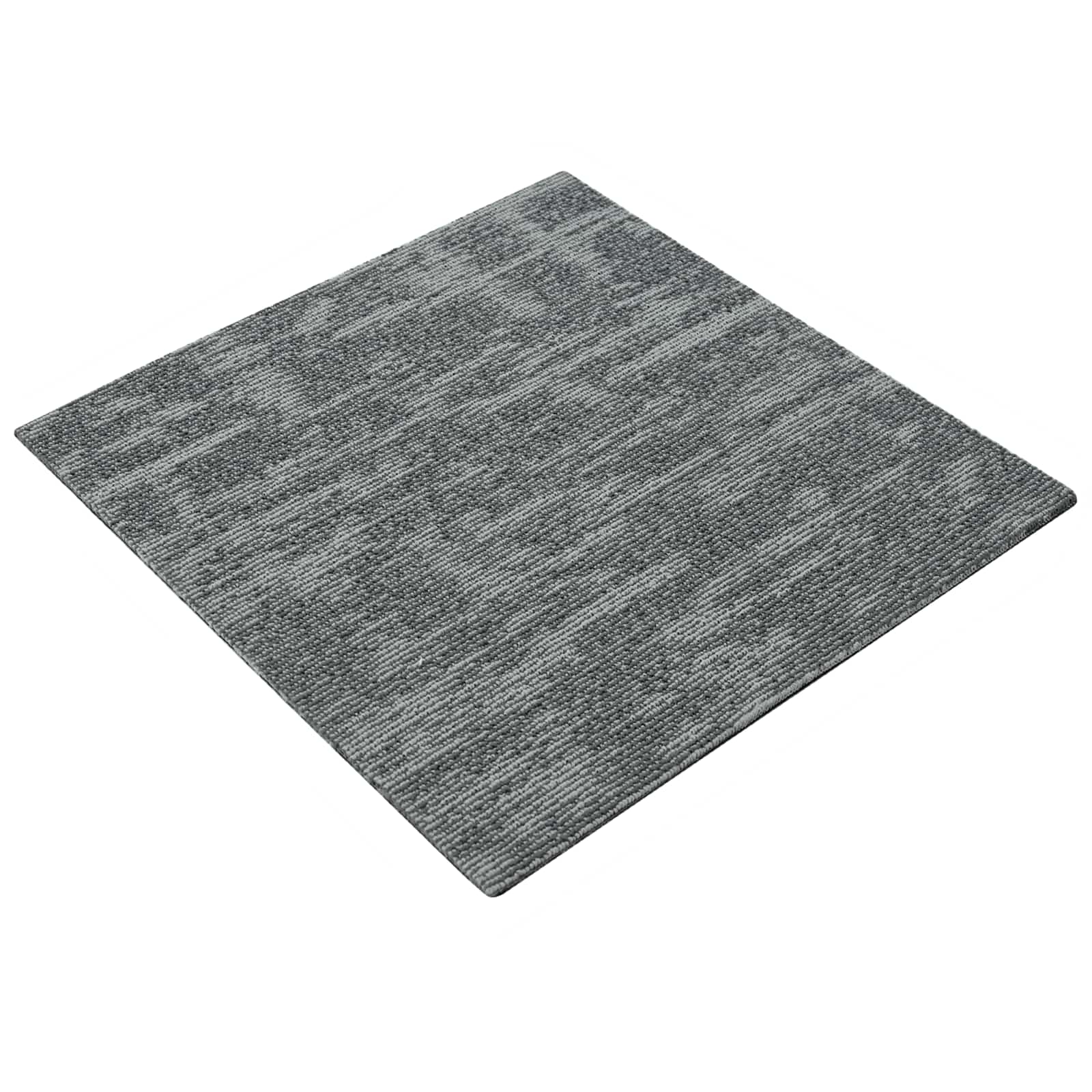 Szőnyegcsempe kőszürke 50 x 50 cm 36 pcs pp és bitumen