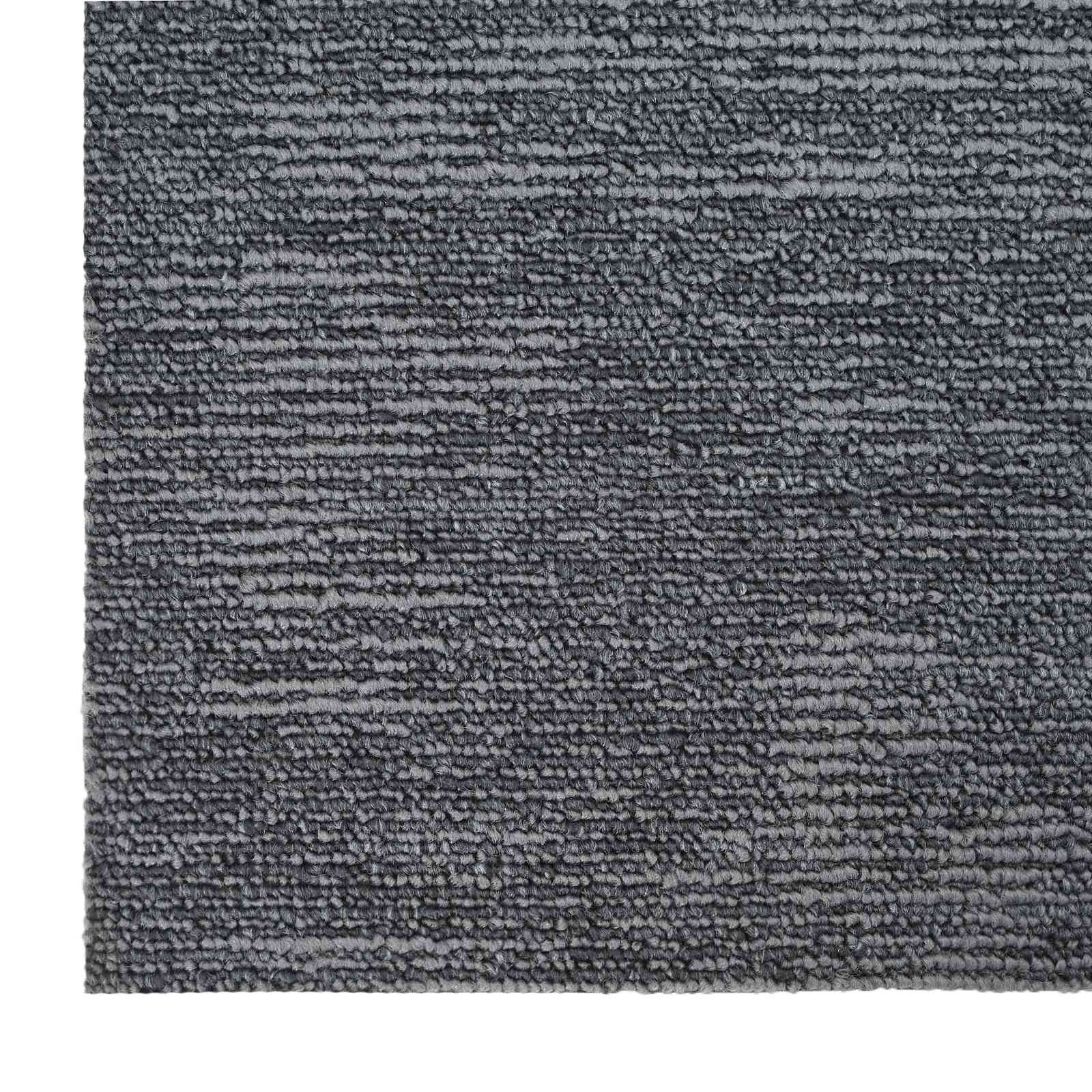 Szőnyegcsempe égszínkék 50 x 50 cm 36 pcs pp és bitumen