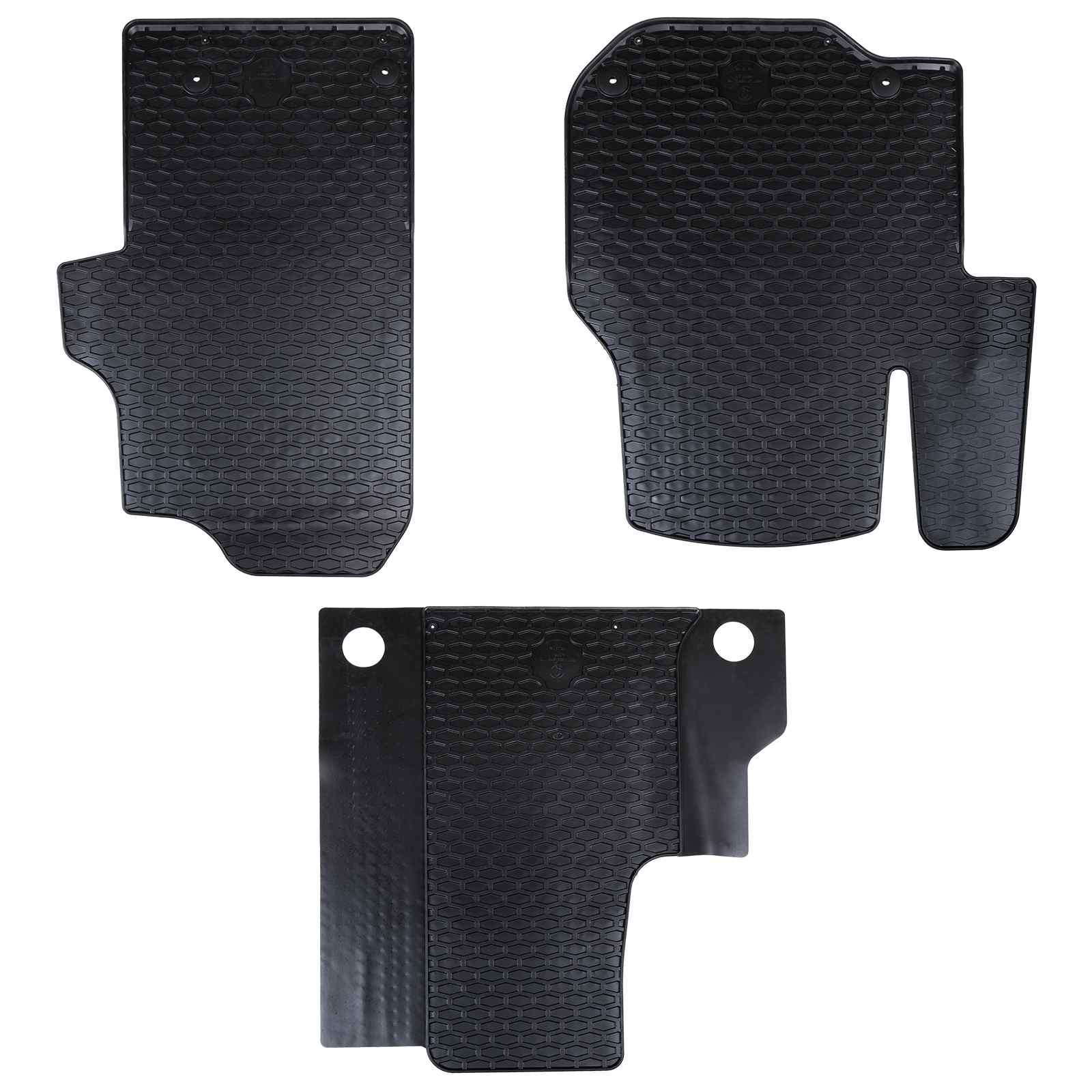 Autószőnyeg 3 pcs fekete vw crafter , tge tpe