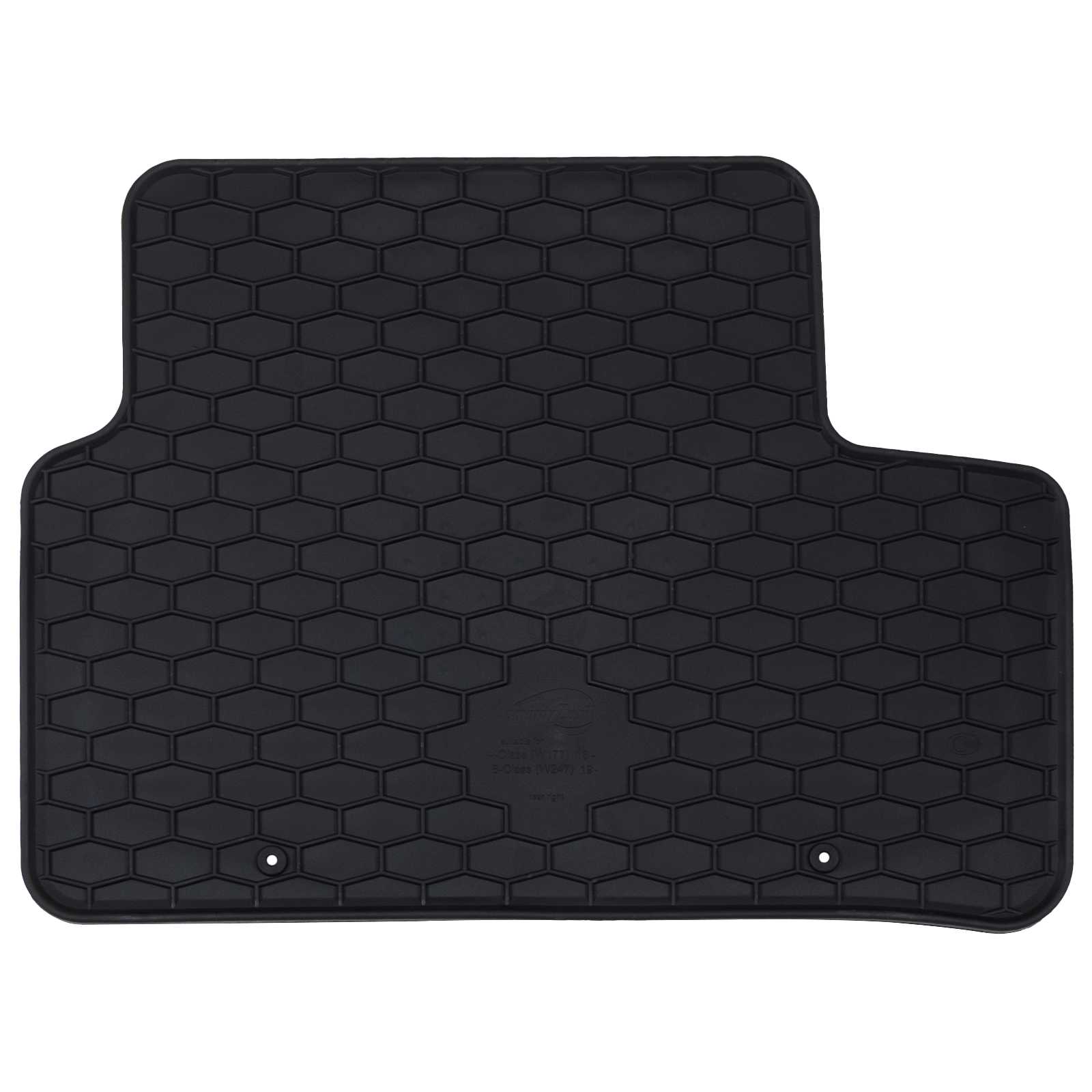 Autószőnyeg 4 pcs fekete tpe