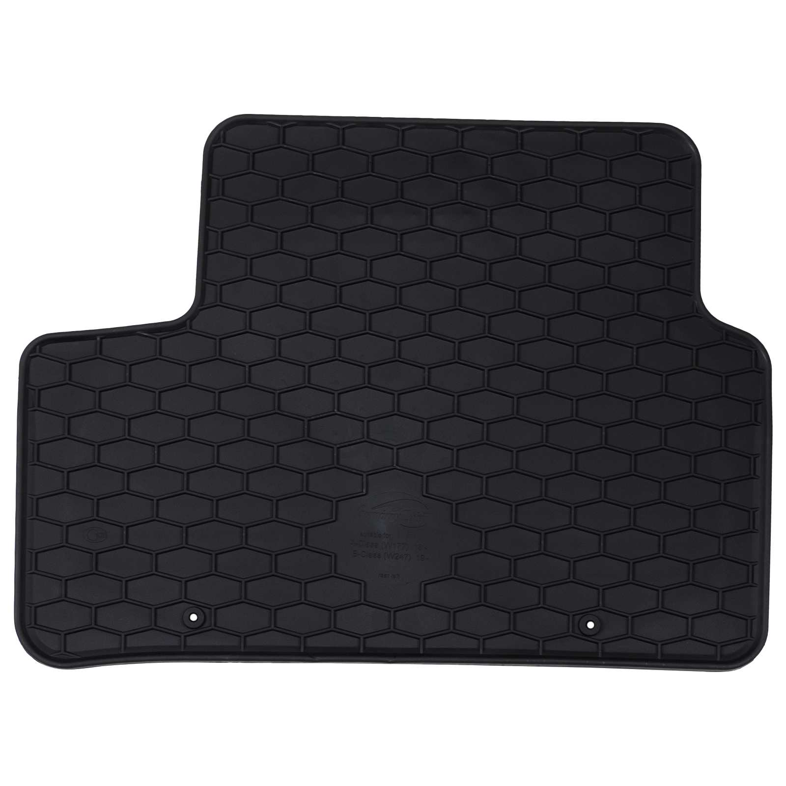 Autószőnyeg 4 pcs fekete tpe