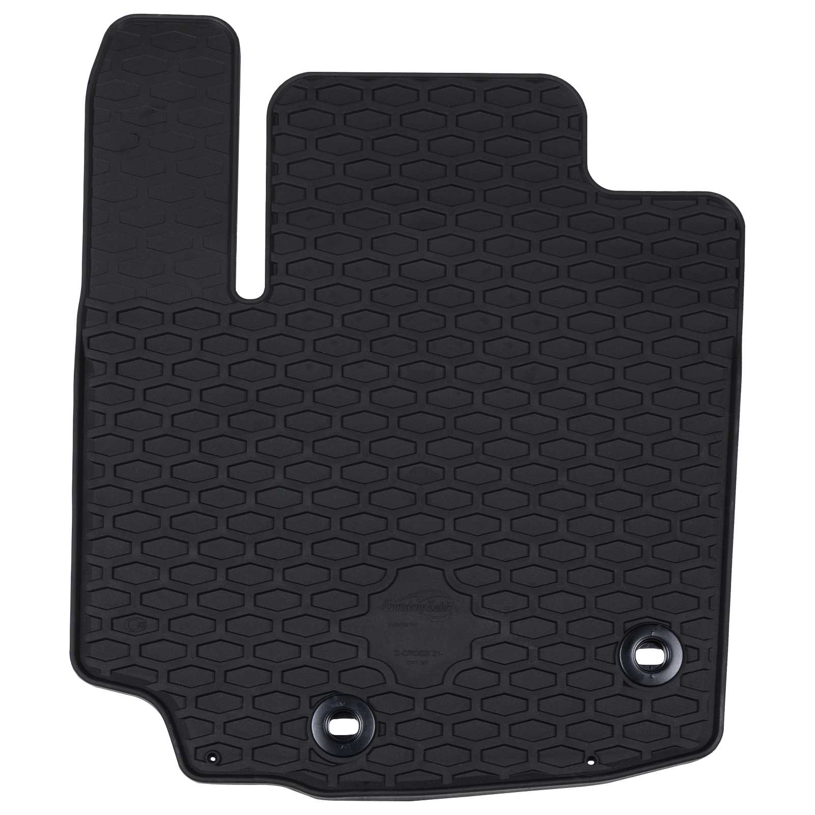 Autószőnyeg 4 pcs fekete megfelelő suzuki s-cross számára tpe