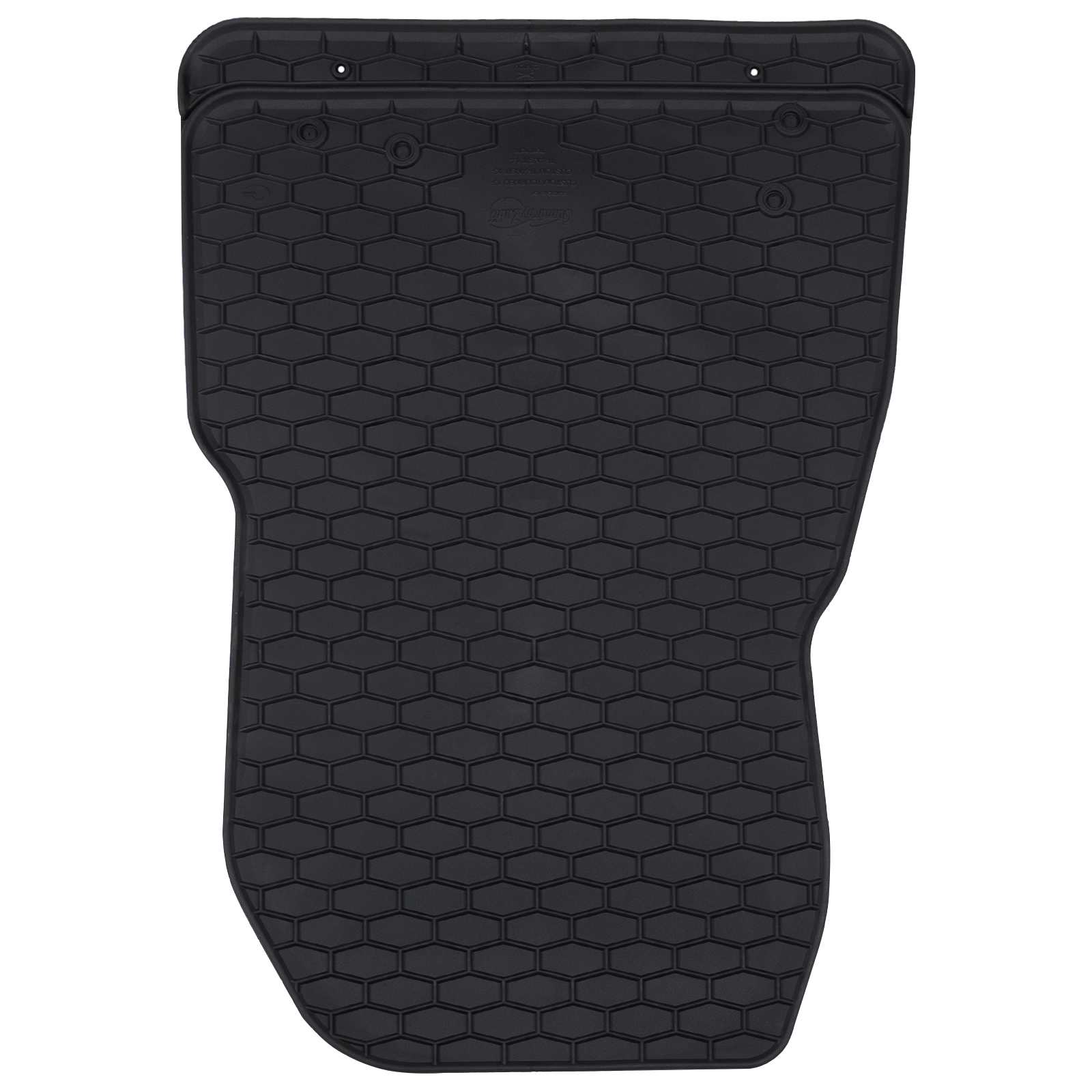 Autószőnyeg 3 pcs fekete tpe