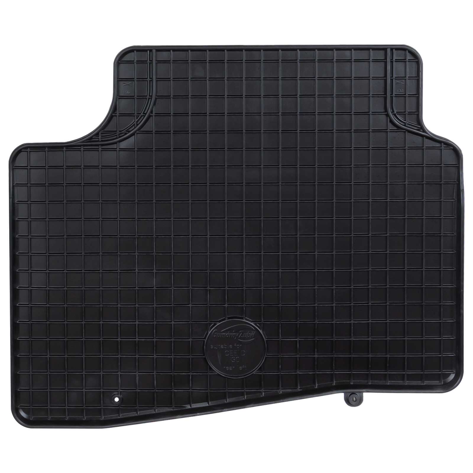 Autószőnyeg 4 pcs fekete i30 limousine-hoz 2007-2011-ig gumi