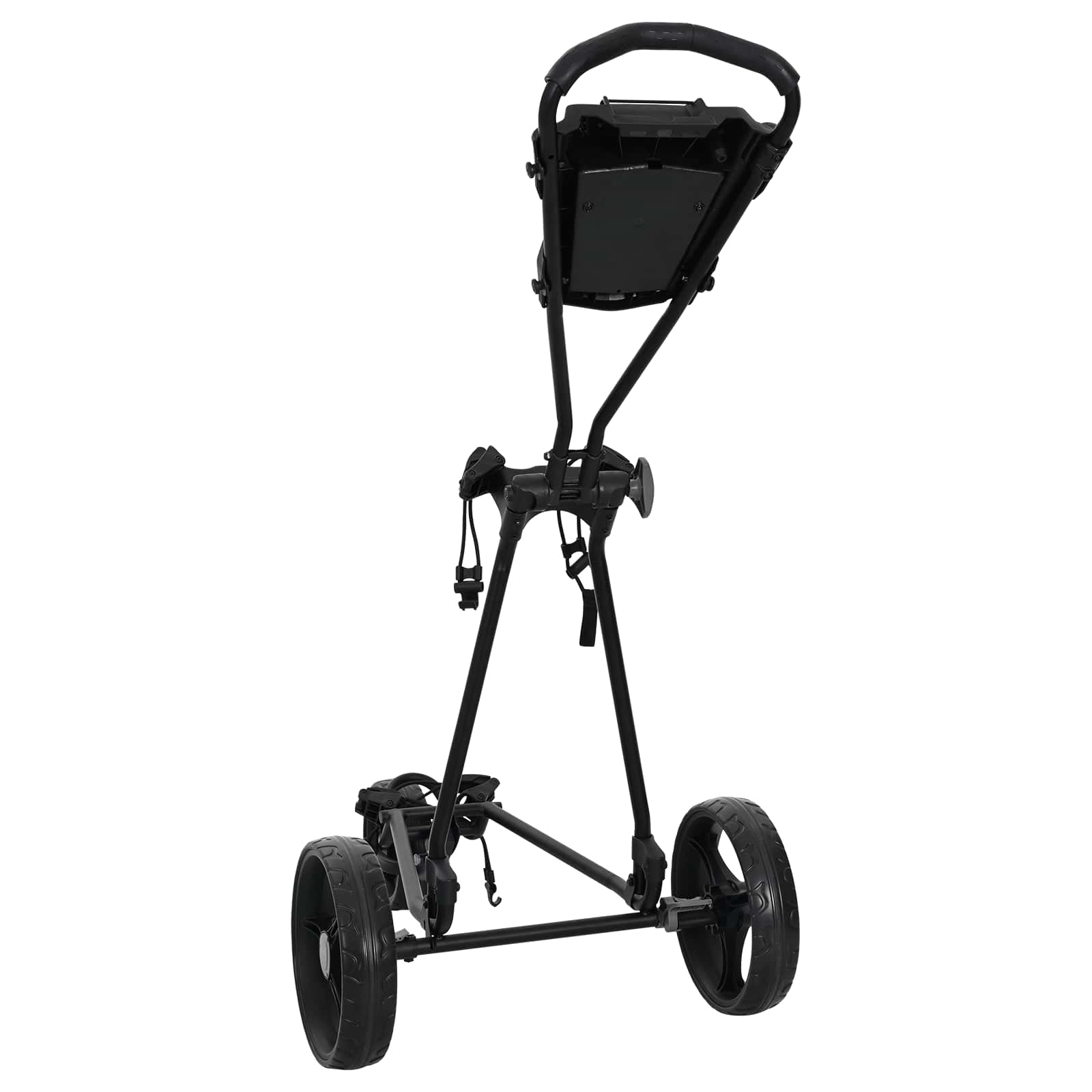 Golf kocsi fekete 95 x 60 x 130 cm vas