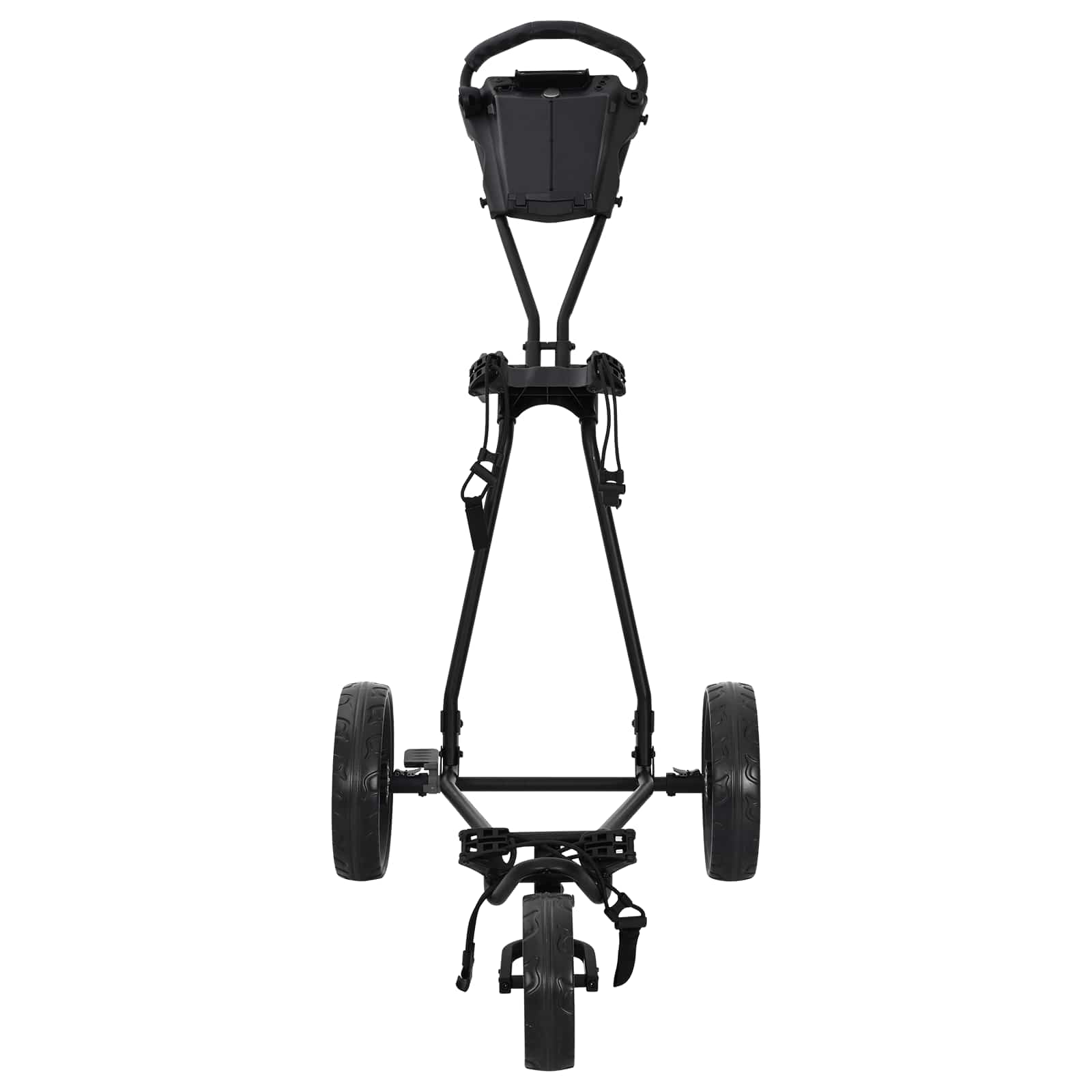 Golf kocsi fekete 95 x 60 x 130 cm vas