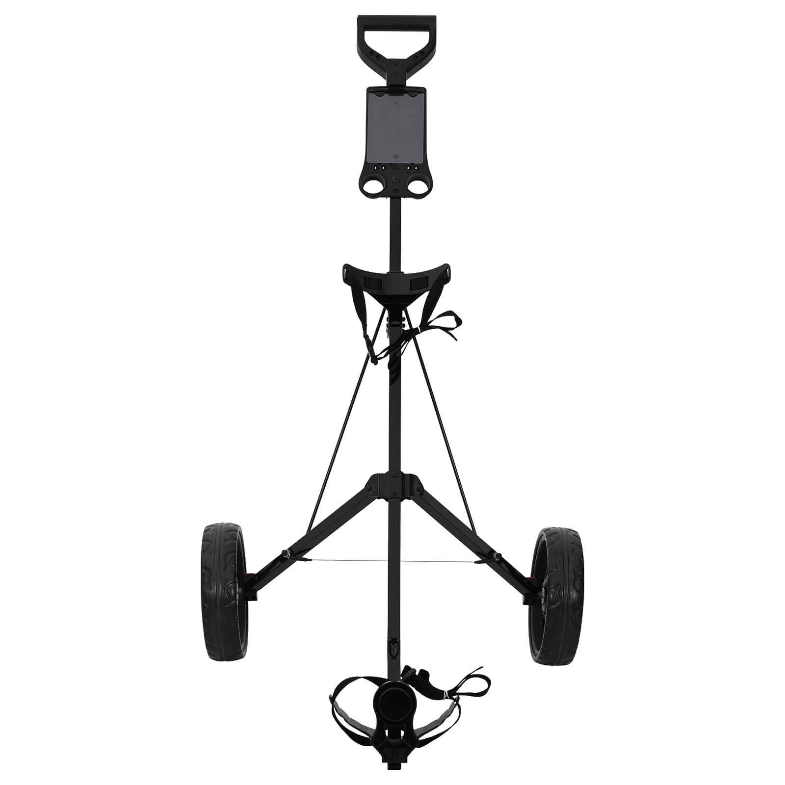 Golf kocsi fekete 66 x 65 x 112 cm vas