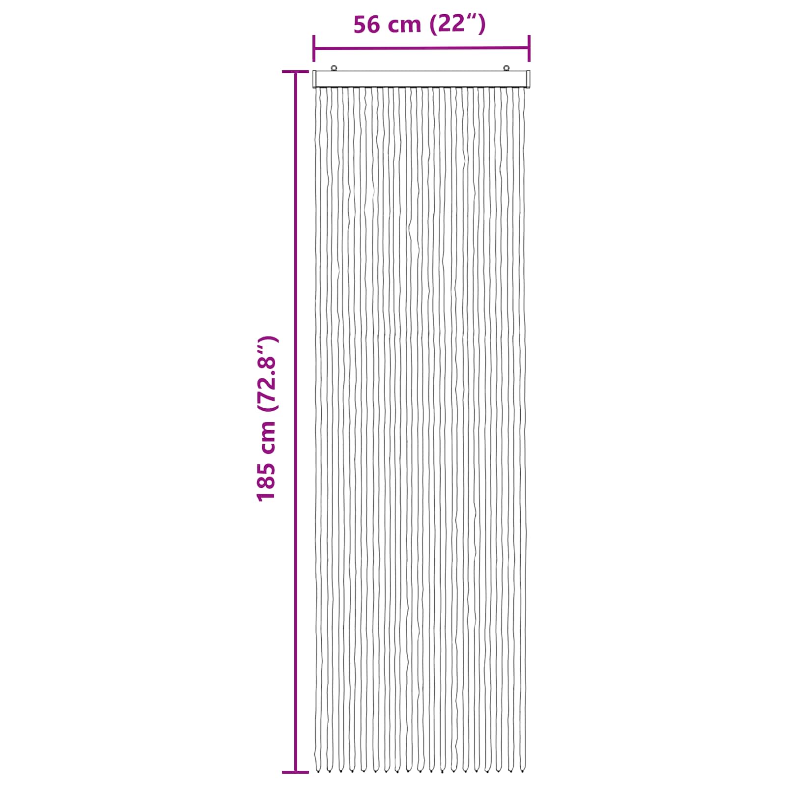 Rovar függöny chenille ezüstszürke és rózsaszín 56 x 185 cm
