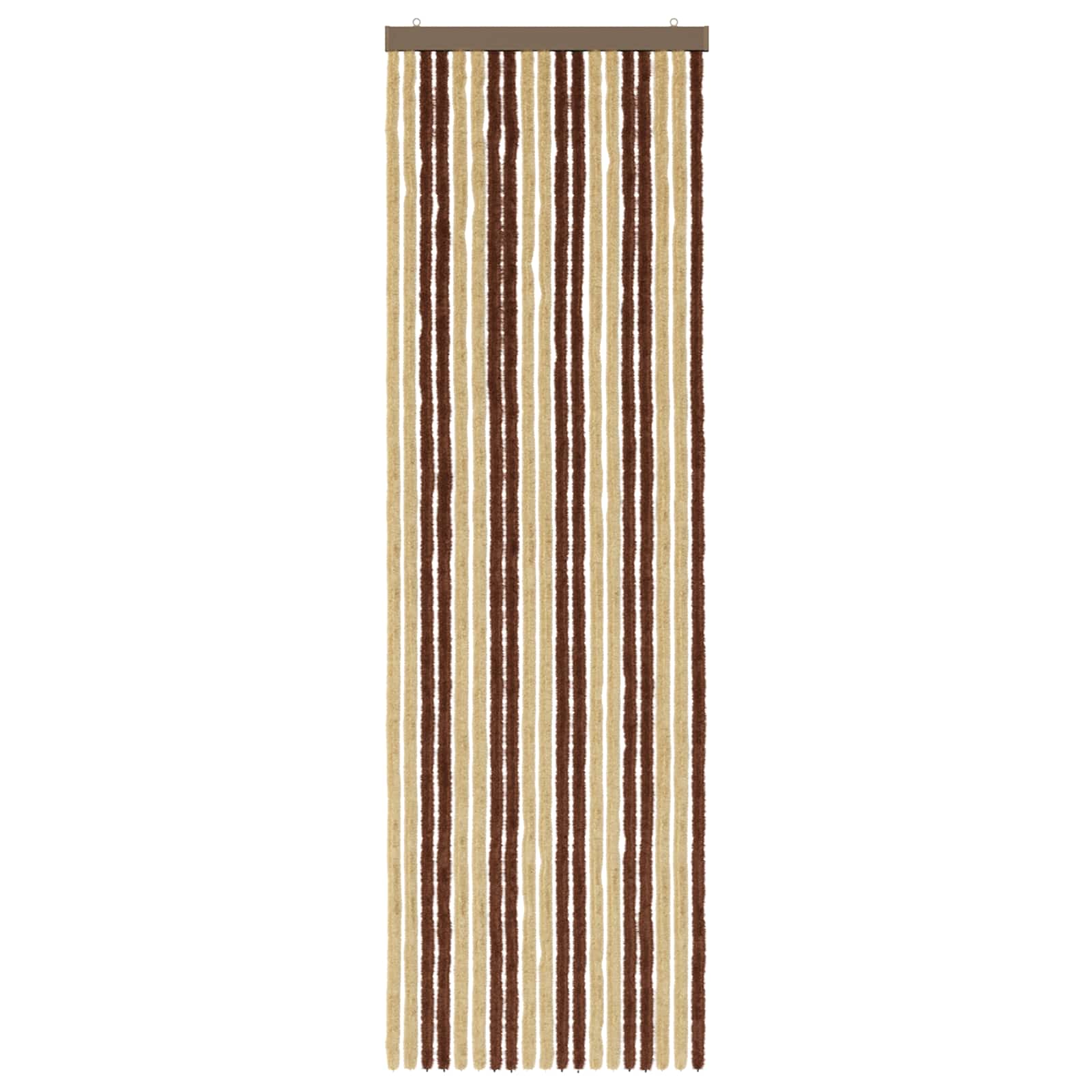 Rovar függöny chenille barna és bézs 56 x 185 cm 100% pp