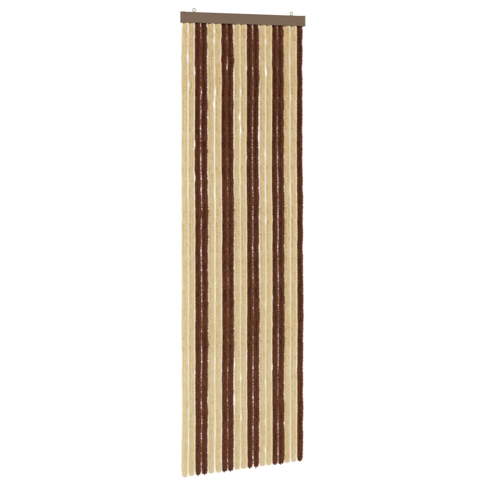 Rovar függöny chenille barna és bézs 56 x 185 cm 100% pp