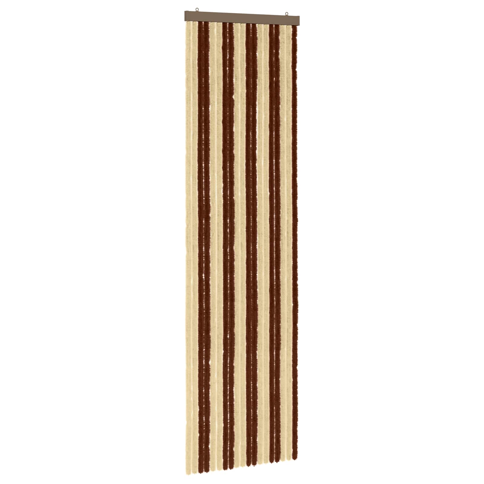 Rovar függöny chenille barna és bézs 56 x 200 cm 100% pp