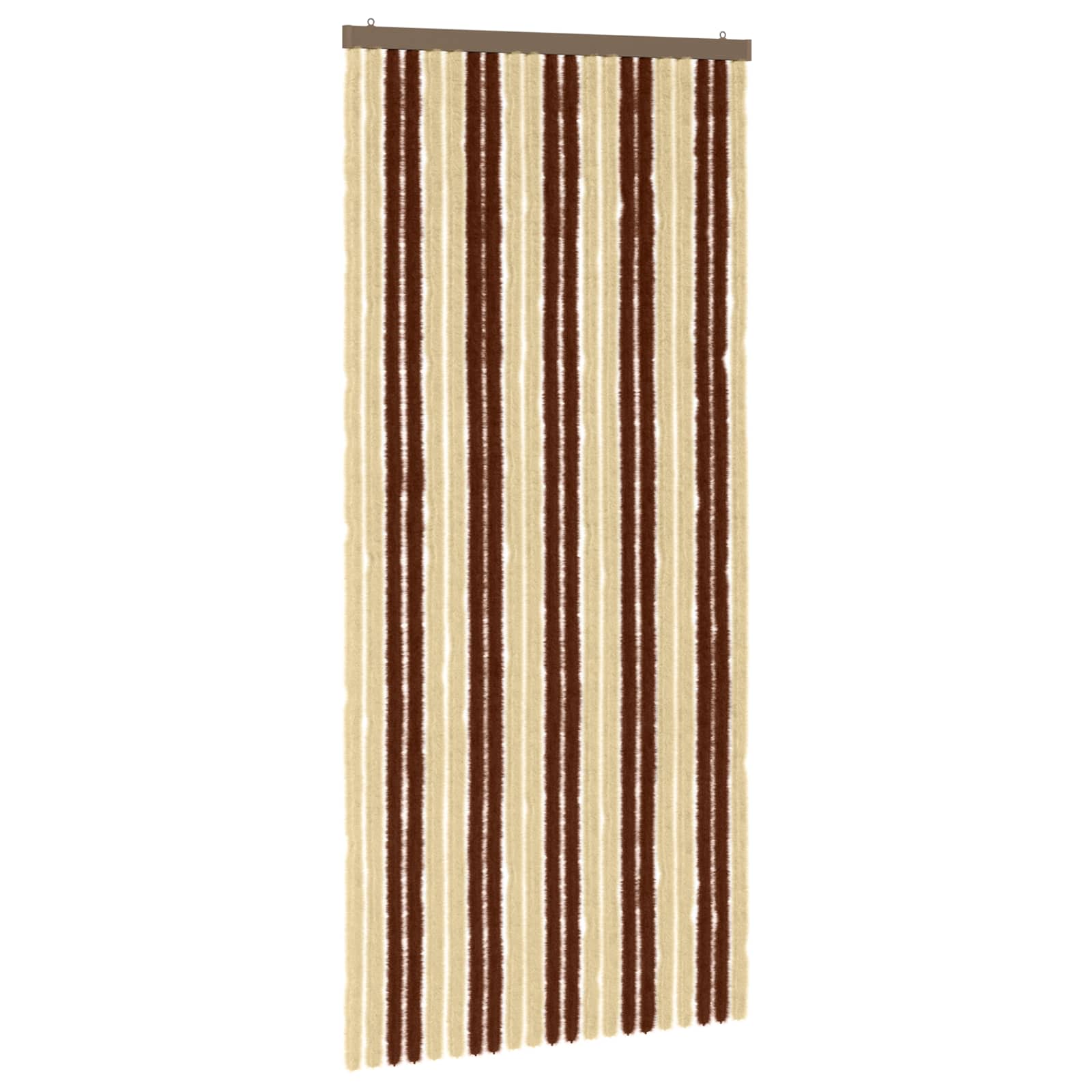 Rovar függöny chenille barna és bézs 90 x 200 cm 100% pp