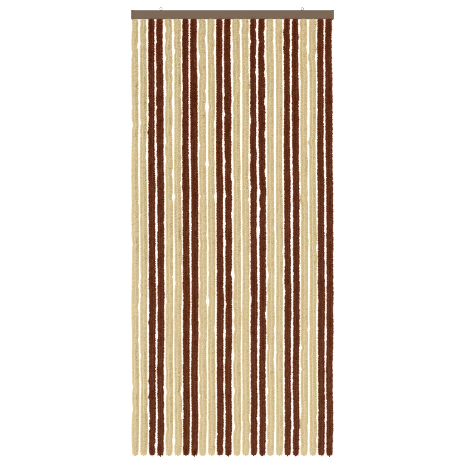 Rovar függöny chenille barna és bézs 100 x 220 cm 100% pp