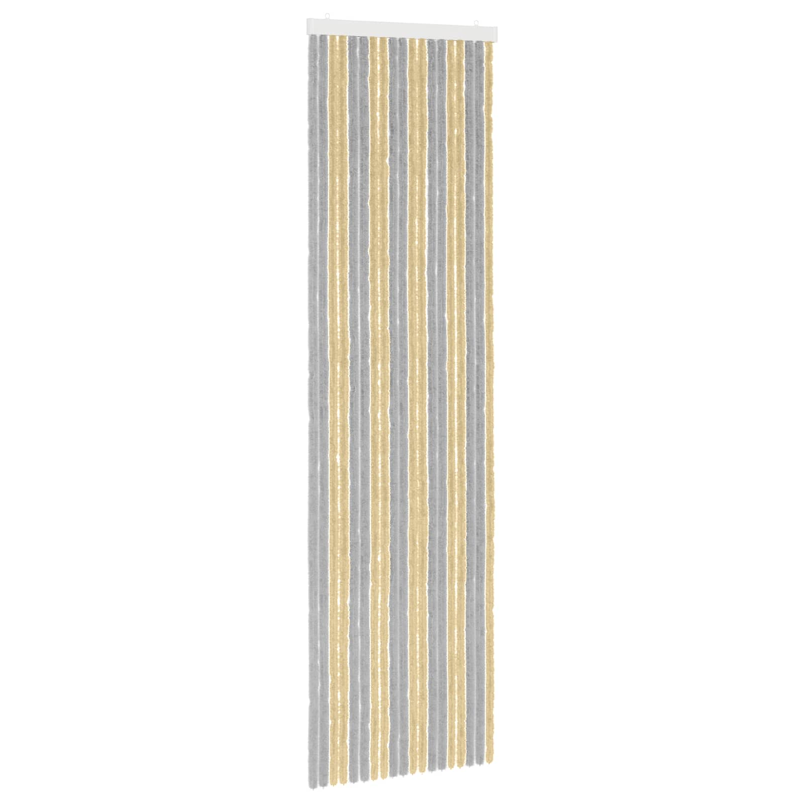 Rovar függöny chenille szürke és bézs 56 x 200 cm 100% pp