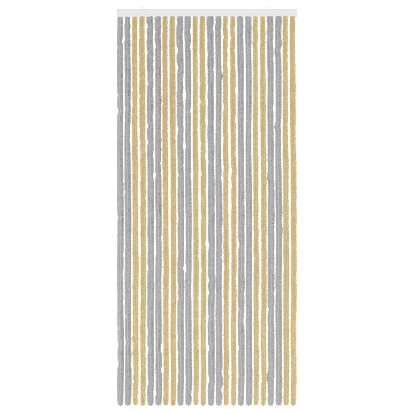Rovar függöny chenille szürke és bézs 100 x 220 cm 100% pp