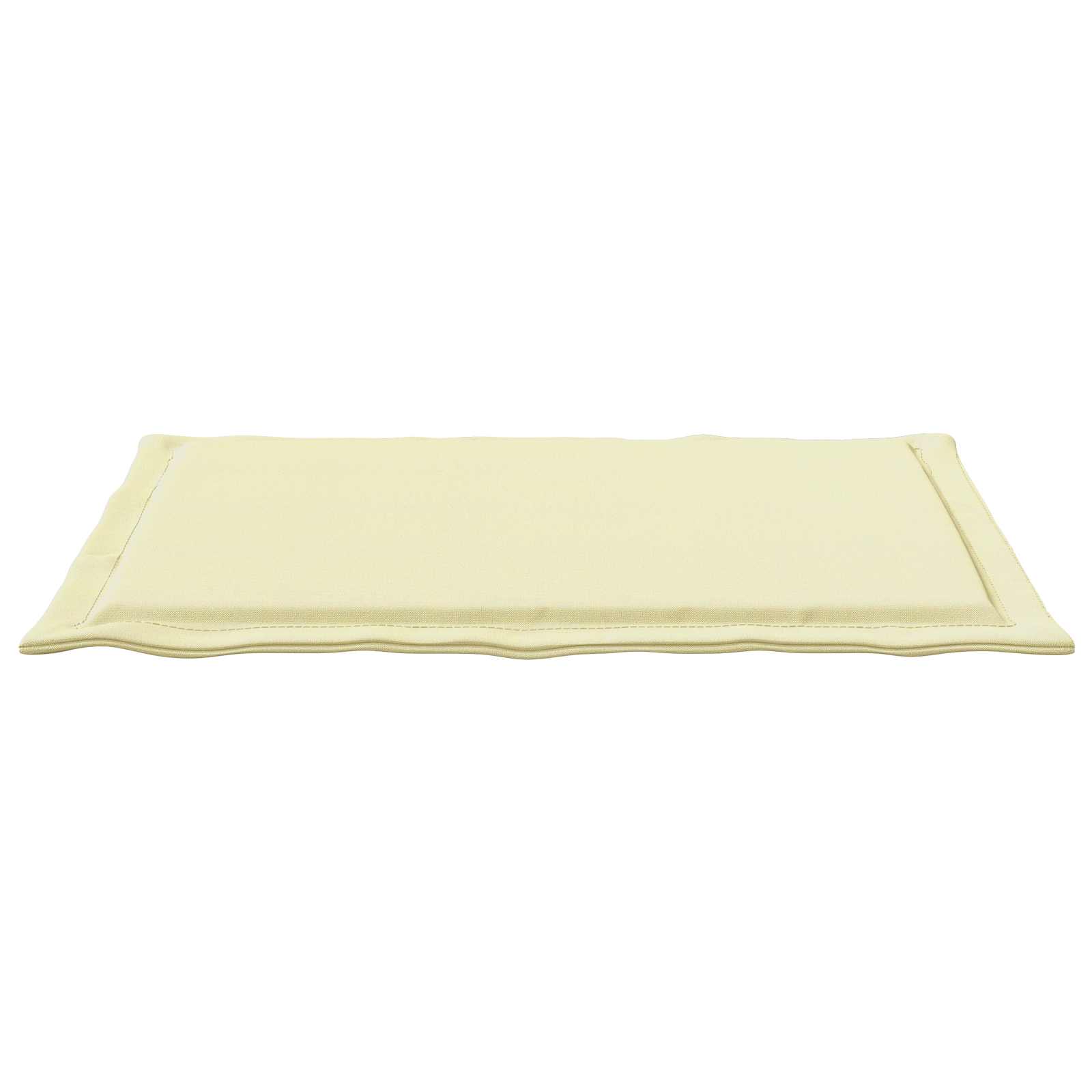 Ülőpárnák 4 pcs krémszínű 47 x 36 x 2 cm poliészter