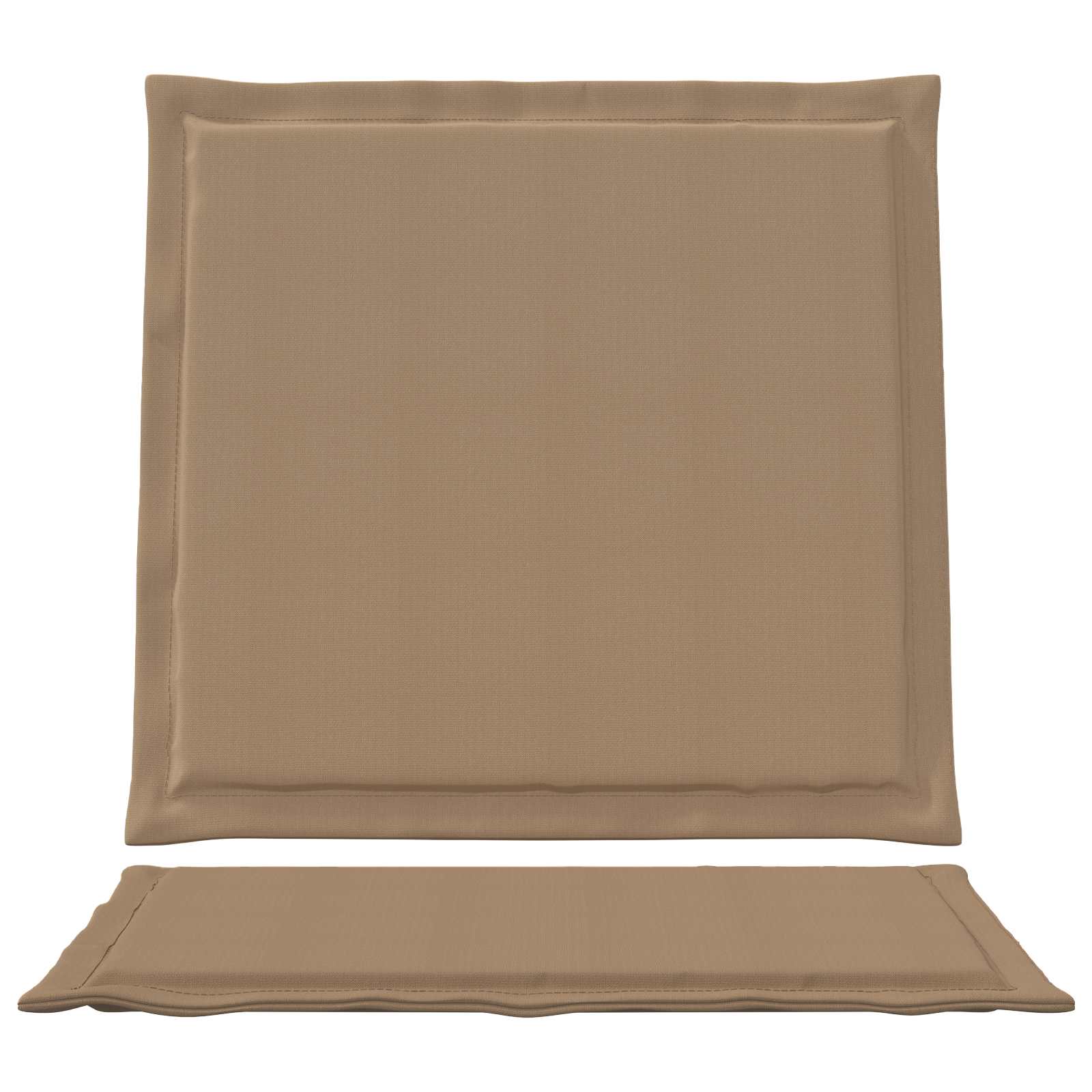 Ülés és háttámla párnák 2 pcs tópszínű 47 x 45 x 2 cm
