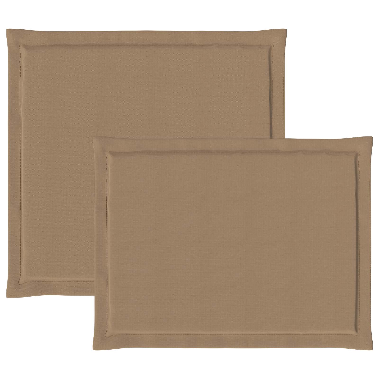 Ülés és háttámla párnák 2 pcs tópszínű 47 x 45 x 2 cm