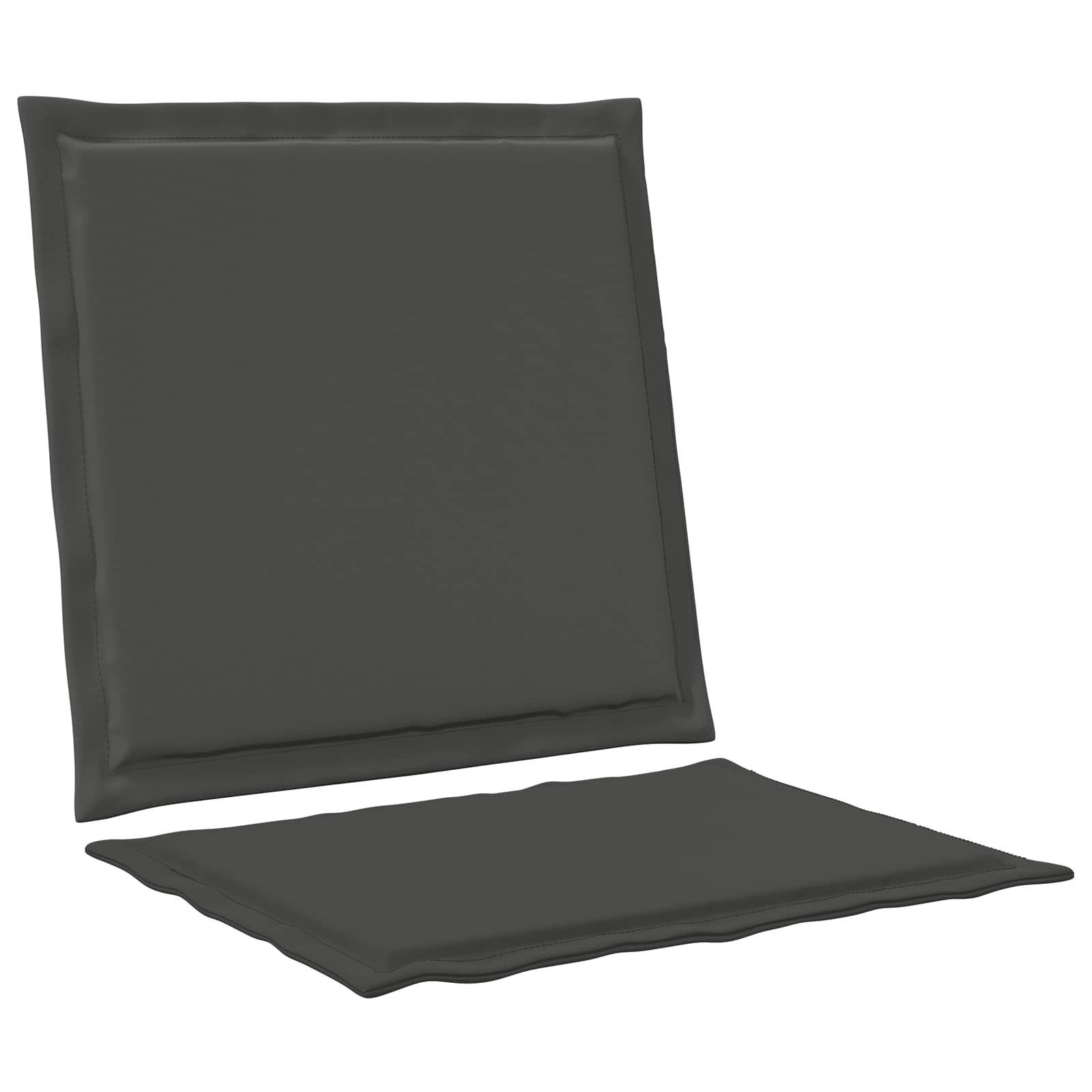 Ülés és háttámla párnák 4 pcs antracitszürke 47 x 45 x 2 cm