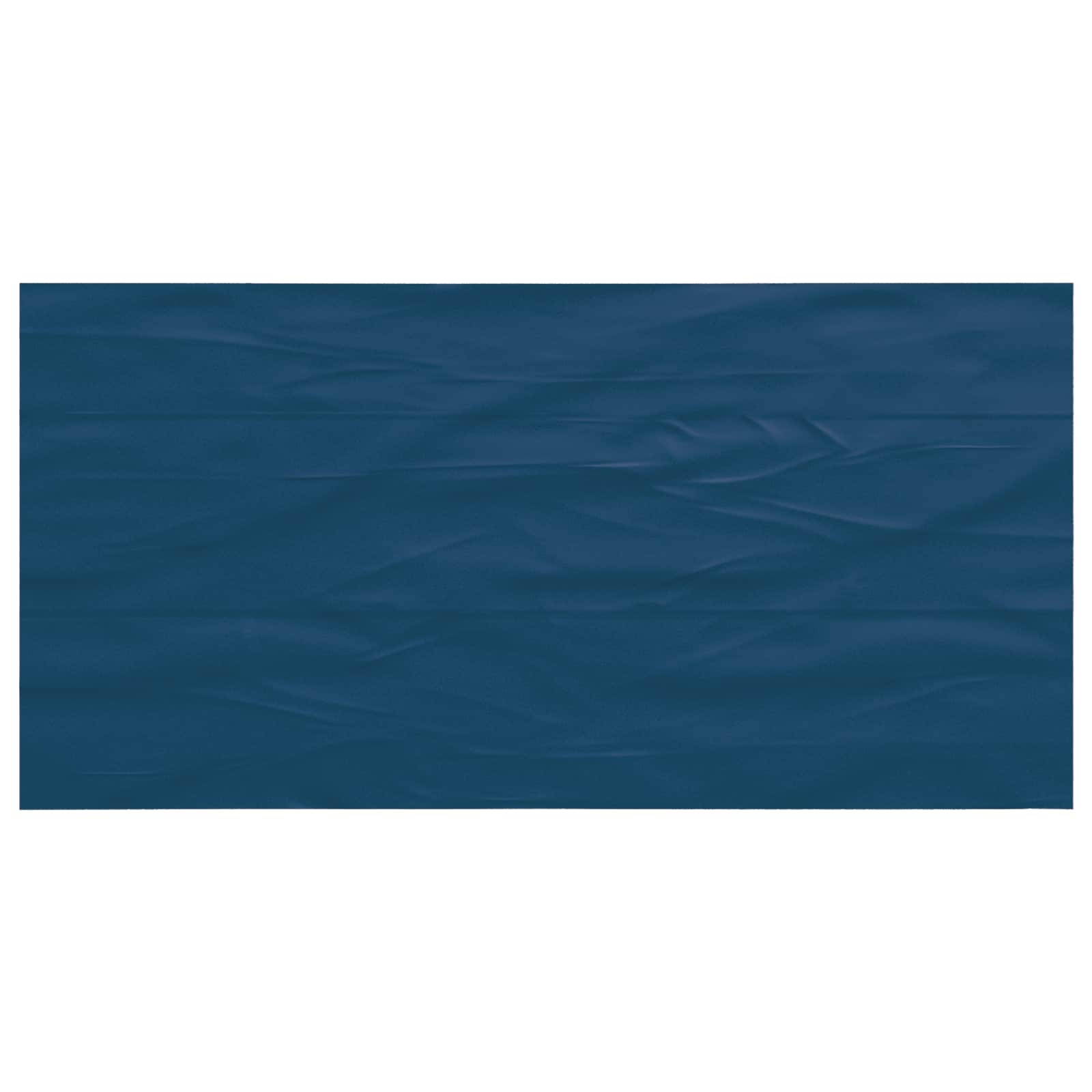 Medencefedél extra nehéz fekete és kék 400 x 200 cm pe