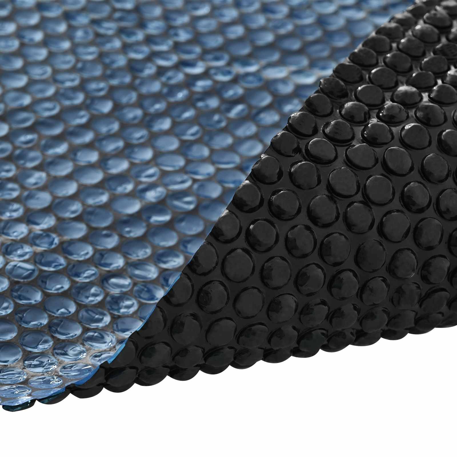 Medencefedél extra nehéz fekete és kék 800 x 500 cm pe