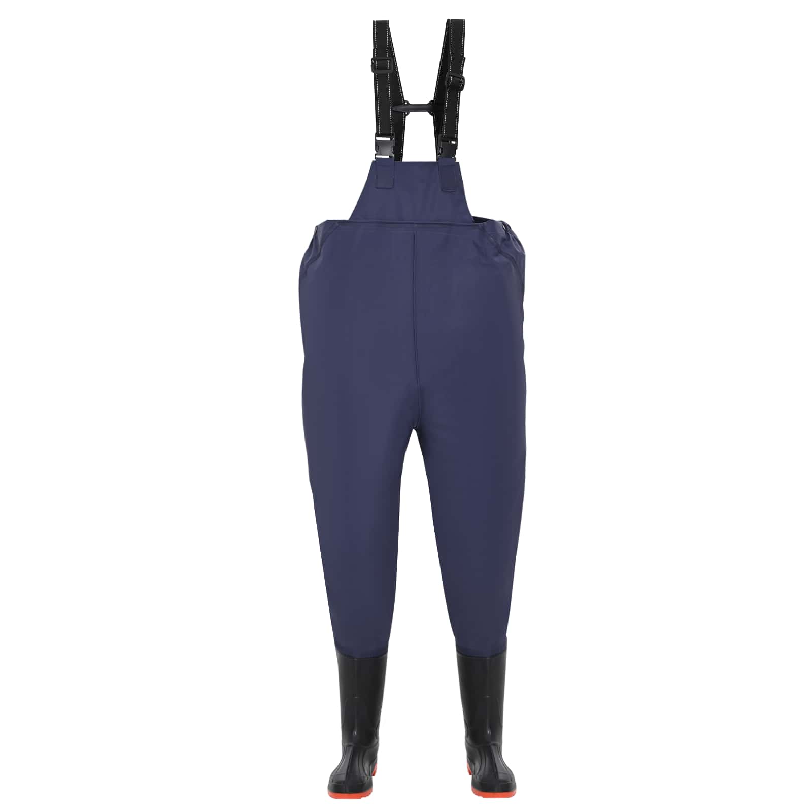 Mellkas waders csizmával pvc bevonatú poliészter méret 45 kék