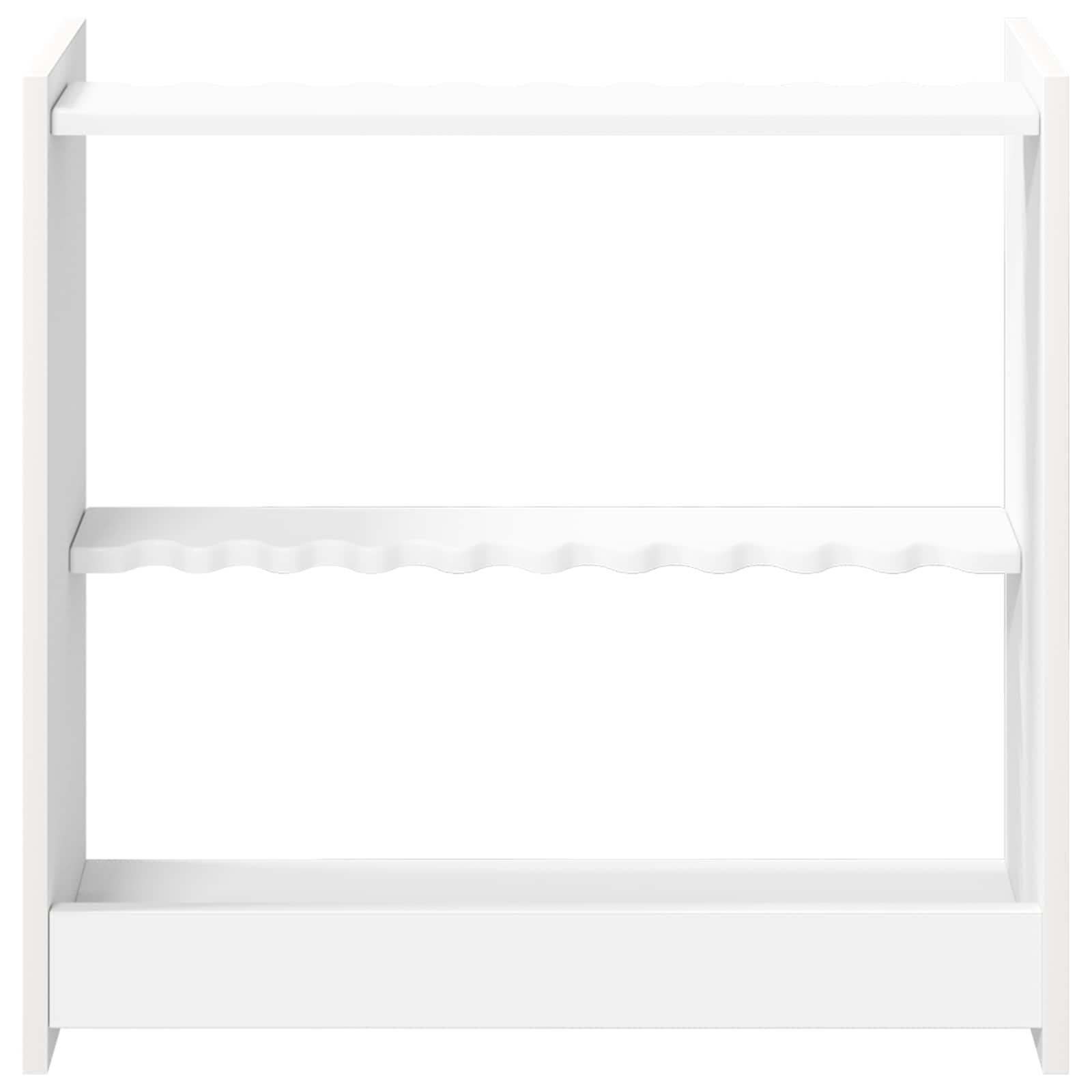 Biliárd dákó állvány szerelt fa 60 x 20 x 57 cm fehér