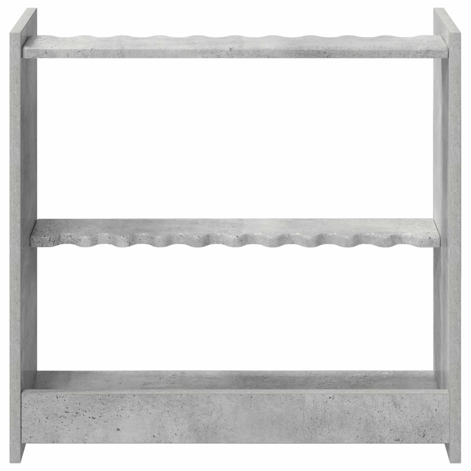 Biliárd dákó állvány szerelt fa 60 x 20 x 57 cm betonszürke