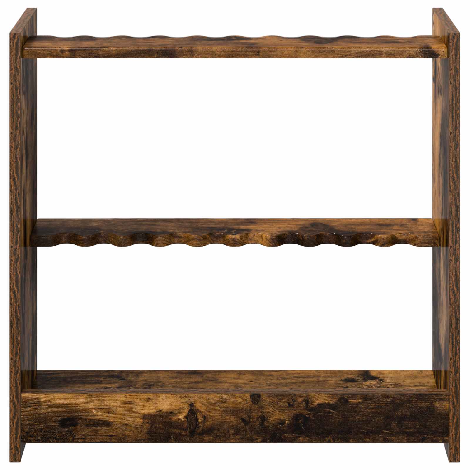 Biliárd dákó állvány szerelt fa 60 x 20 x 57 cm füstös tölgy