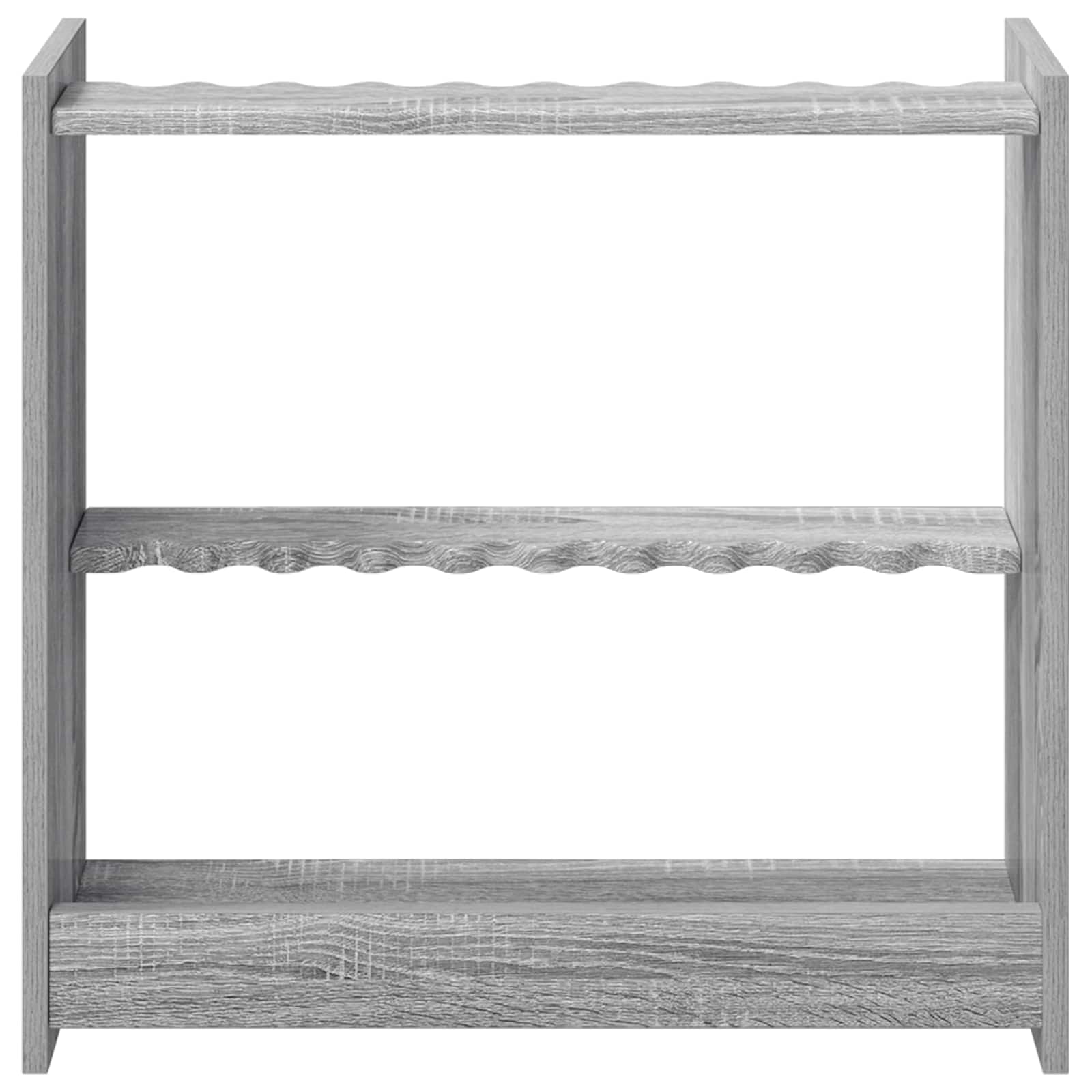 Biliárd dákó állvány szerelt fa 60 x 20 x 57 cm szürke sonoma