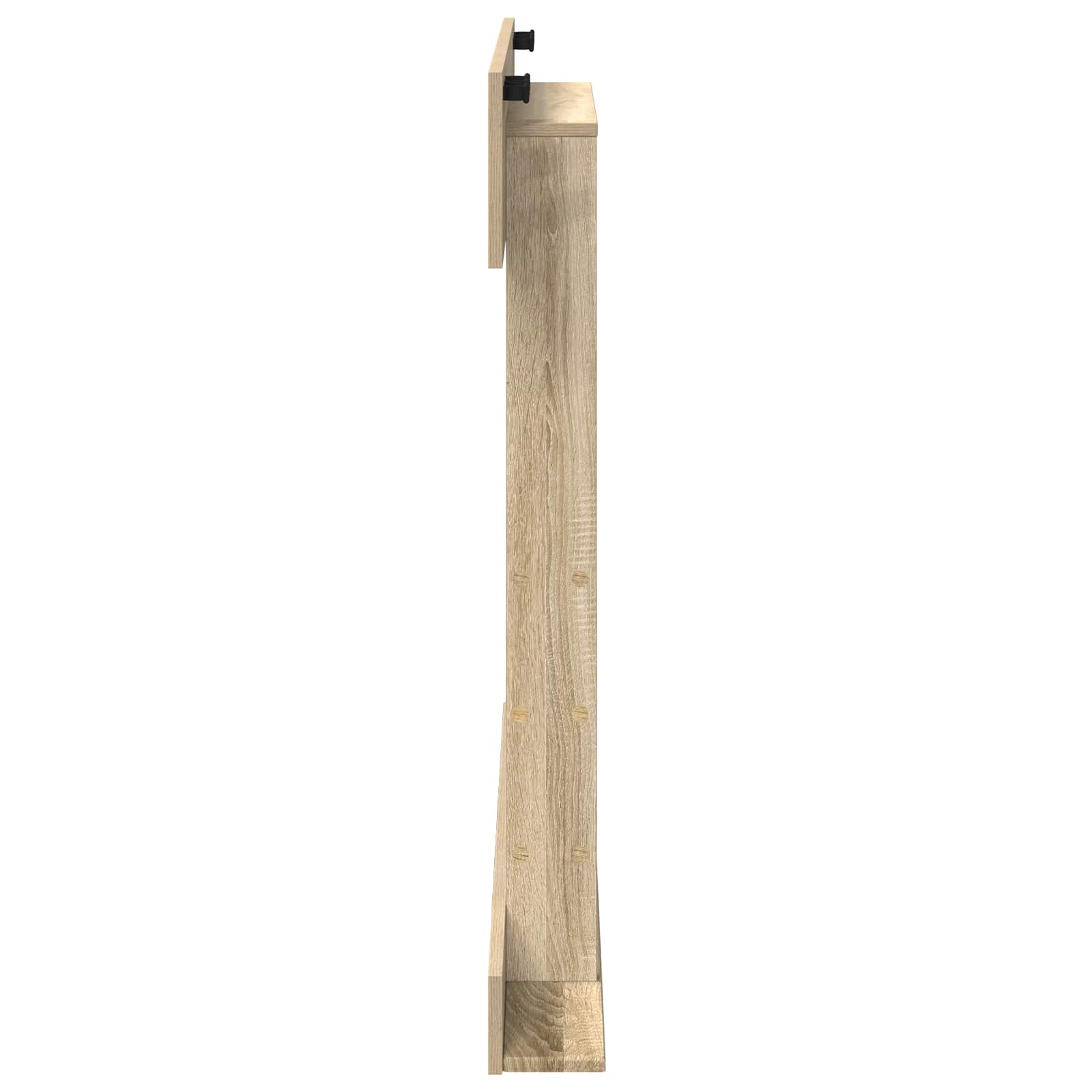 Biliárd dákó állvány szerelt fa 93 x 12 x 103 cm sonoma