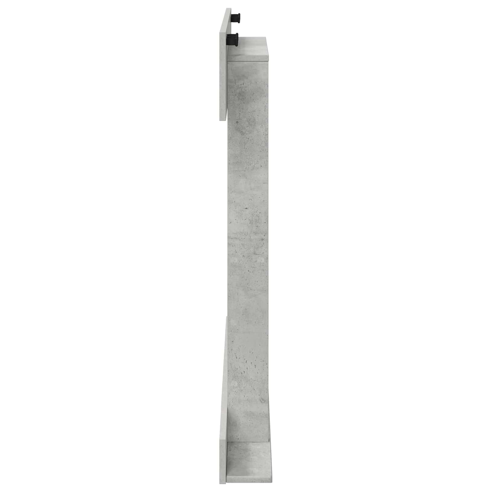 Biliárd dákó állvány szerelt fa 93 x 12 x 103 cm betonszürke