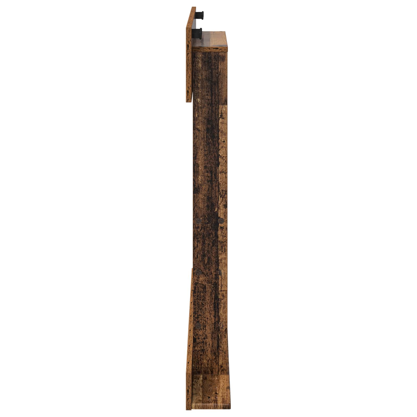 Biliárd dákó állvány szerelt fa 93 x 12 x 103 cm antik fa