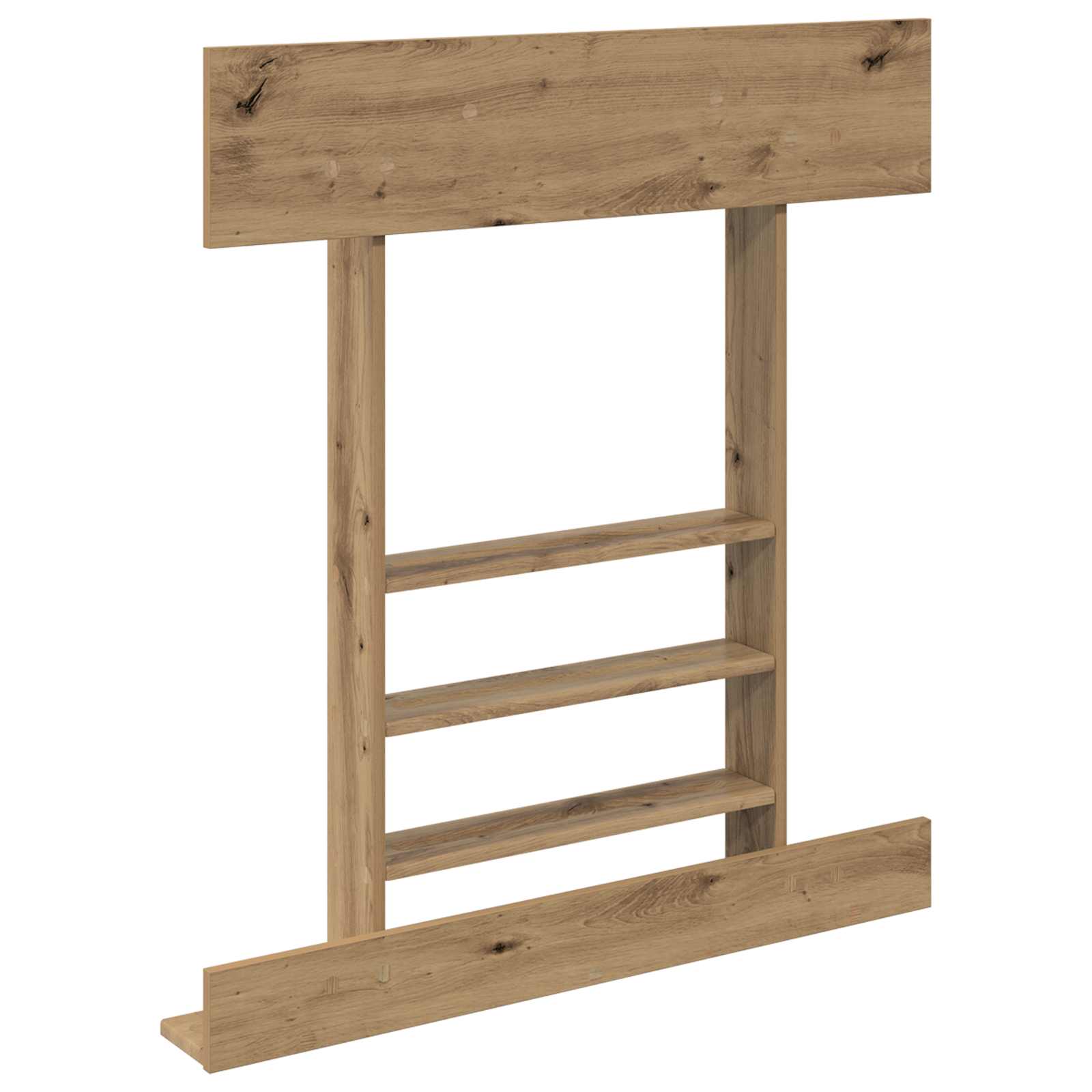 Biliárd dákó állvány szerelt fa 93 x 12 x 103 cm kézműves tölgy