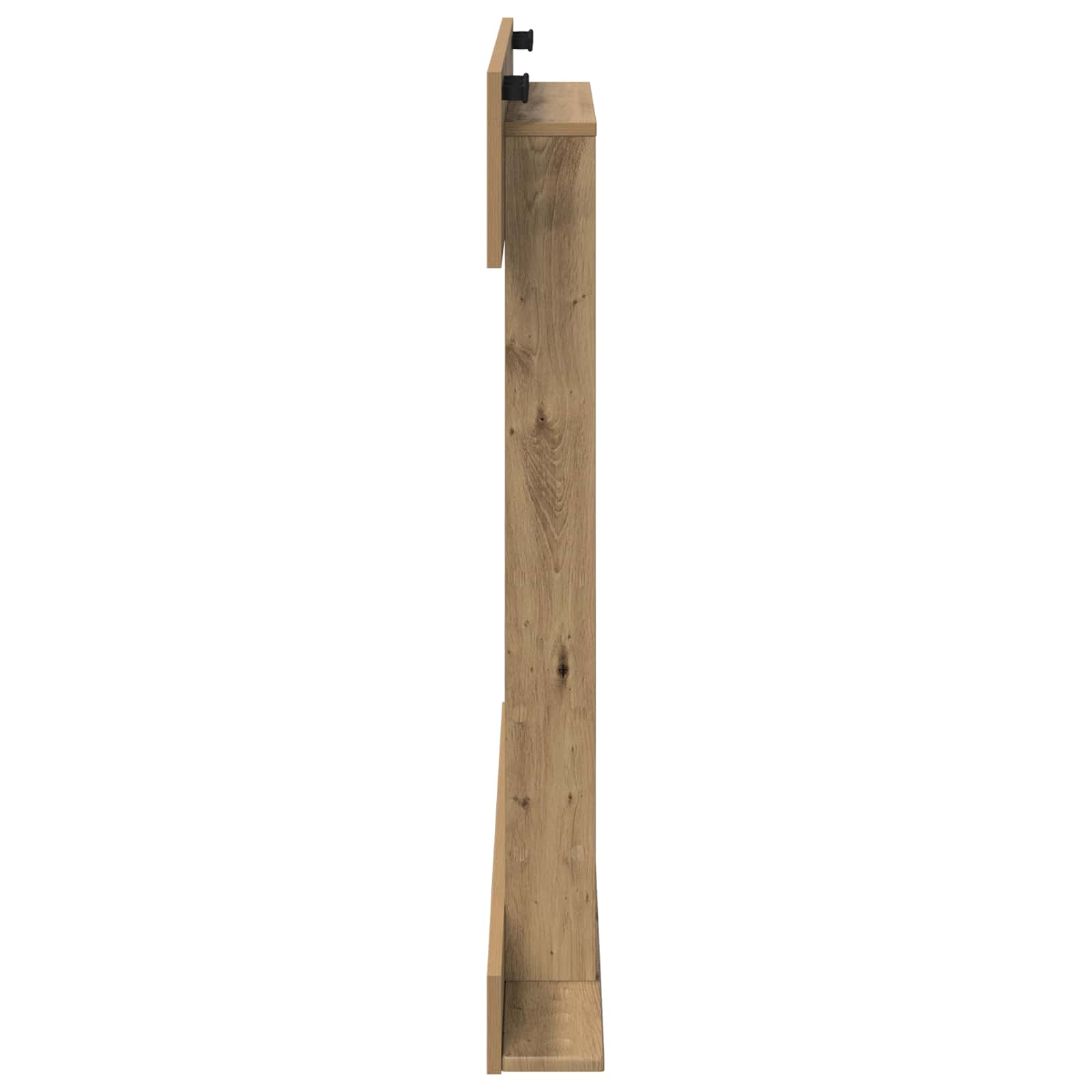 Biliárd dákó állvány szerelt fa 93 x 12 x 103 cm kézműves tölgy
