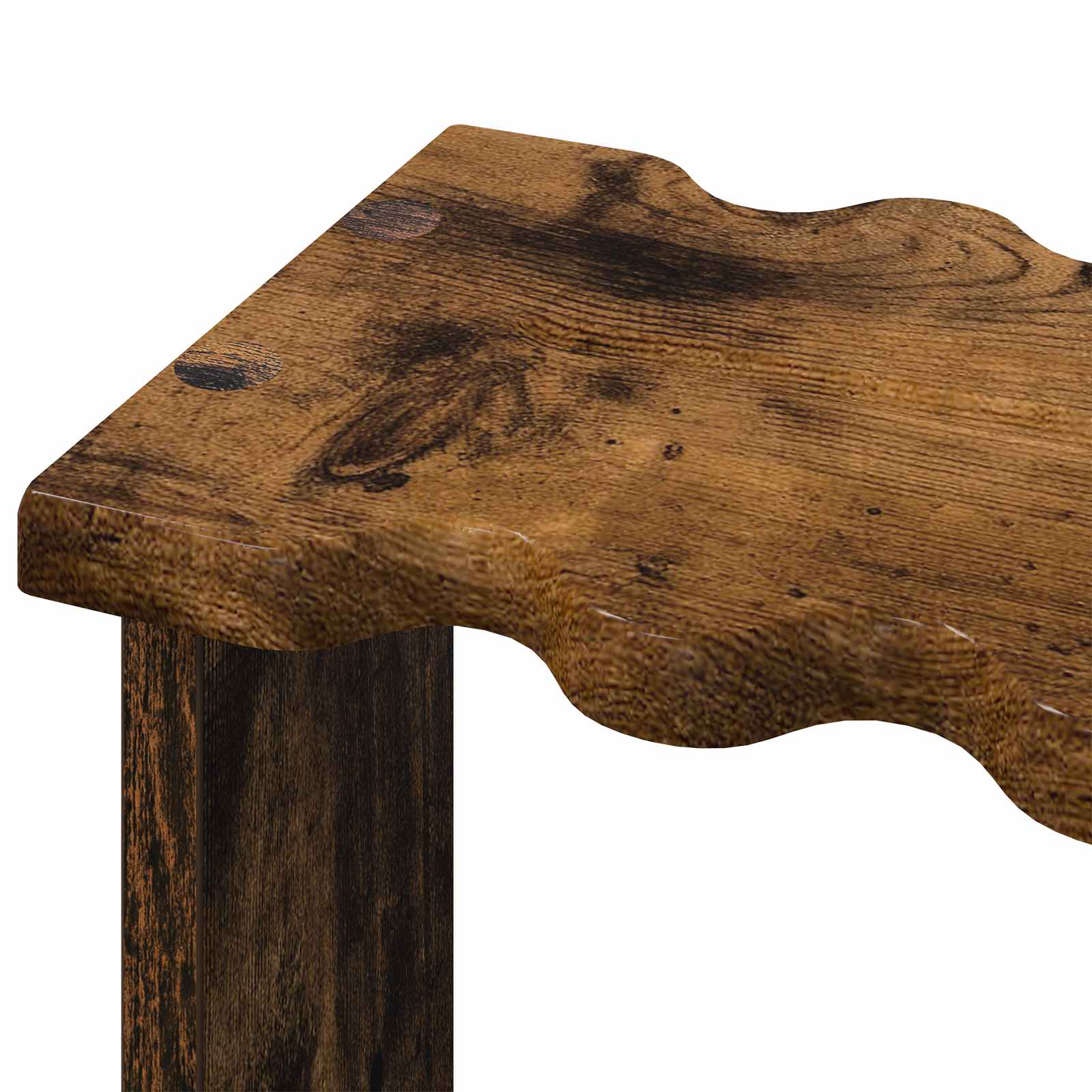 Biliárd dákó állvány szerelt fa 60 x 35 x 60 cm füstös tölgy