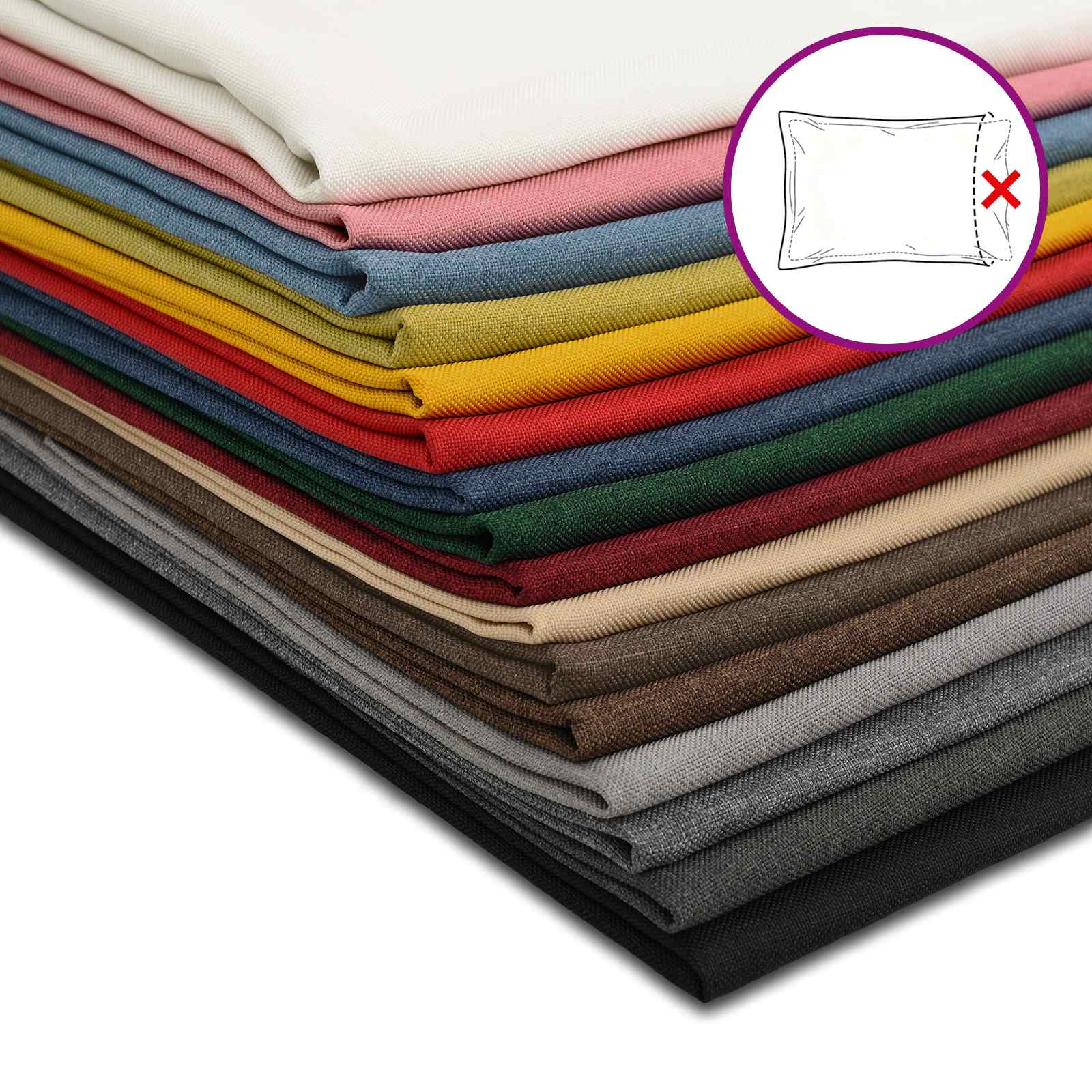 Párna huzat 2 db heerlen barna 30 x 30 cm szövet