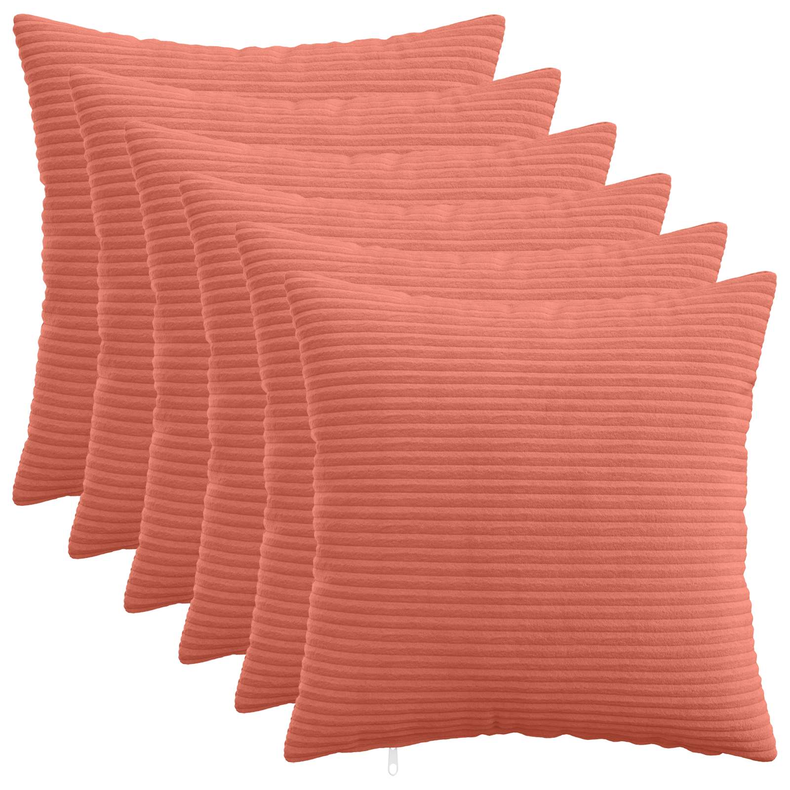 Párna huzat 6 pcs heerlen piros narancs 30 x 30 cm cord