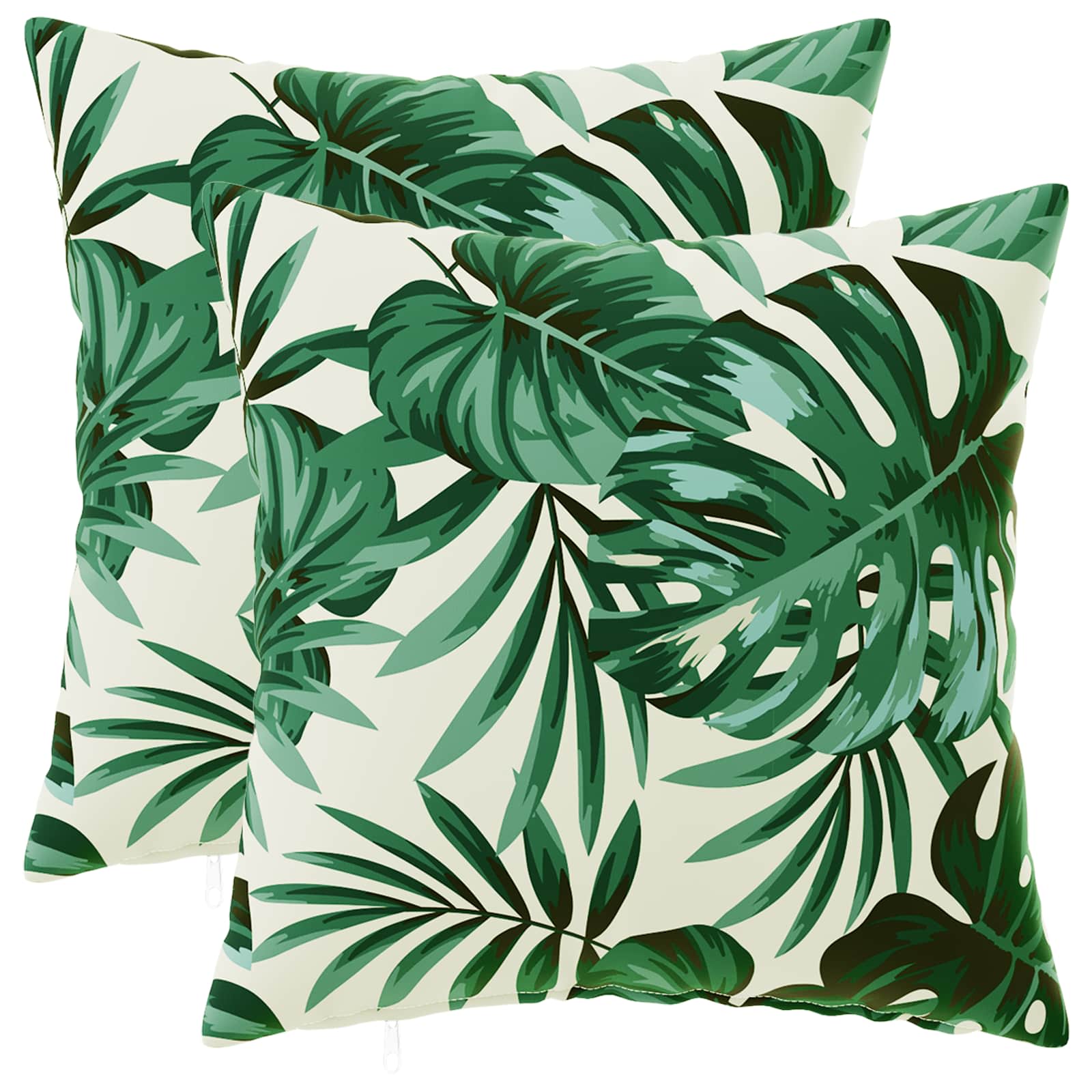 Párna huzat 2 pcs heerlen levélminta 30 x 30 cm poliészter
