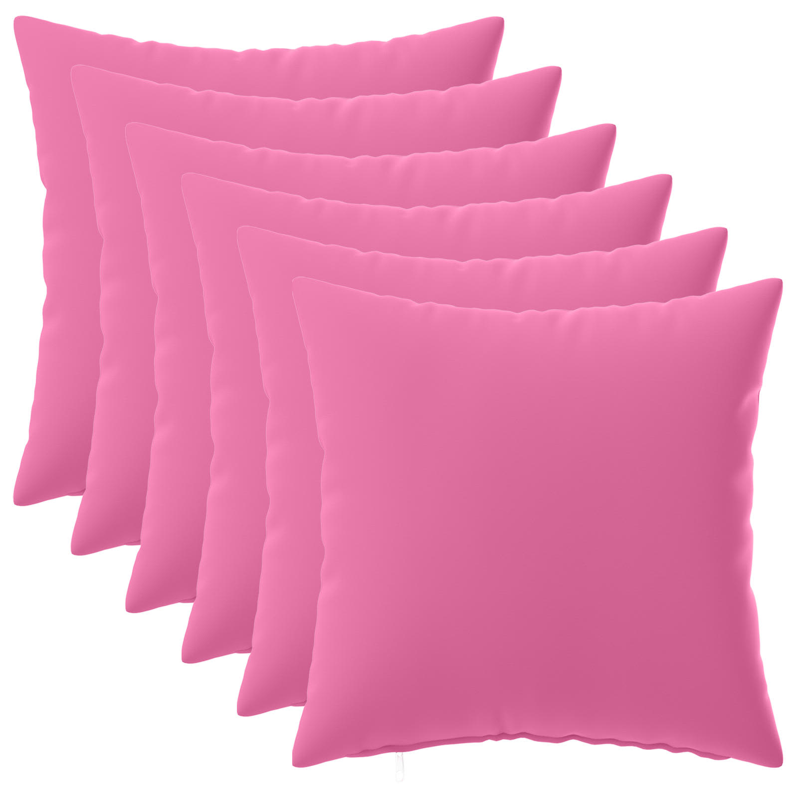 Párna huzat 6 pcs heerlen rózsaszín 30 x 30 cm poliészter